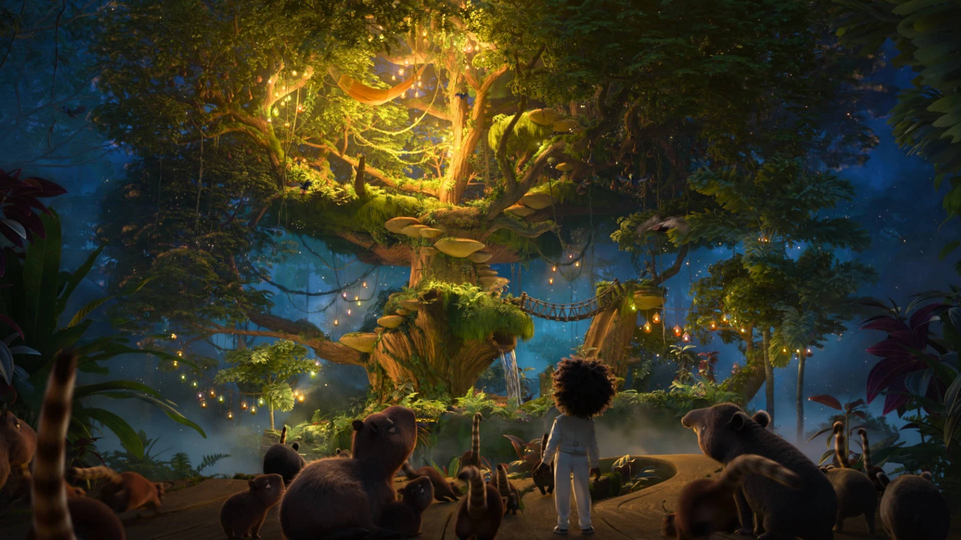 Encanto, magical tree, mystical jungle, Full HD Desktop Wallpaper
