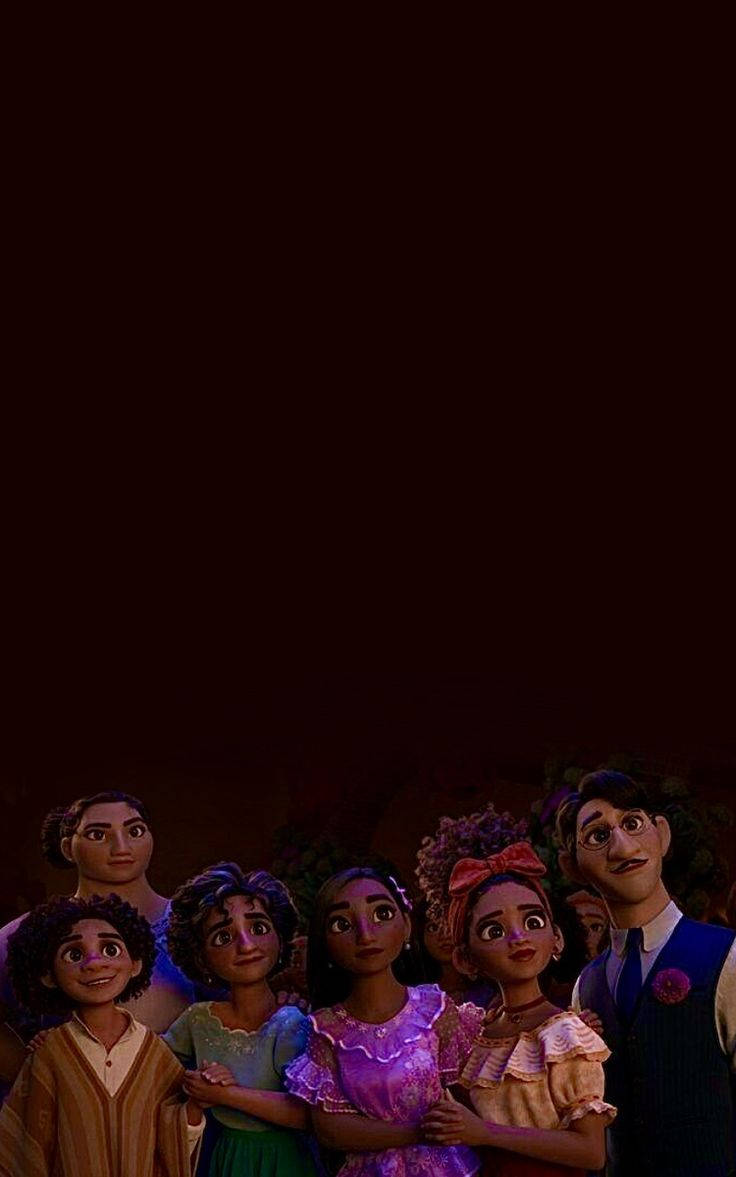 Encanto, animated characters, expressive faces, SD Phone Wallpaper