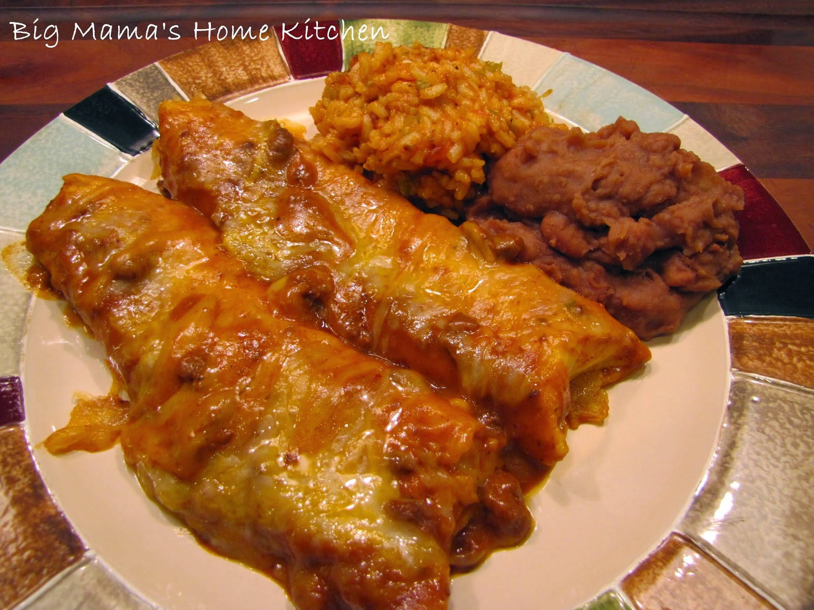 homemade enchiladas, chicken and rice, rich sauce, HD Desktop Wallpaper