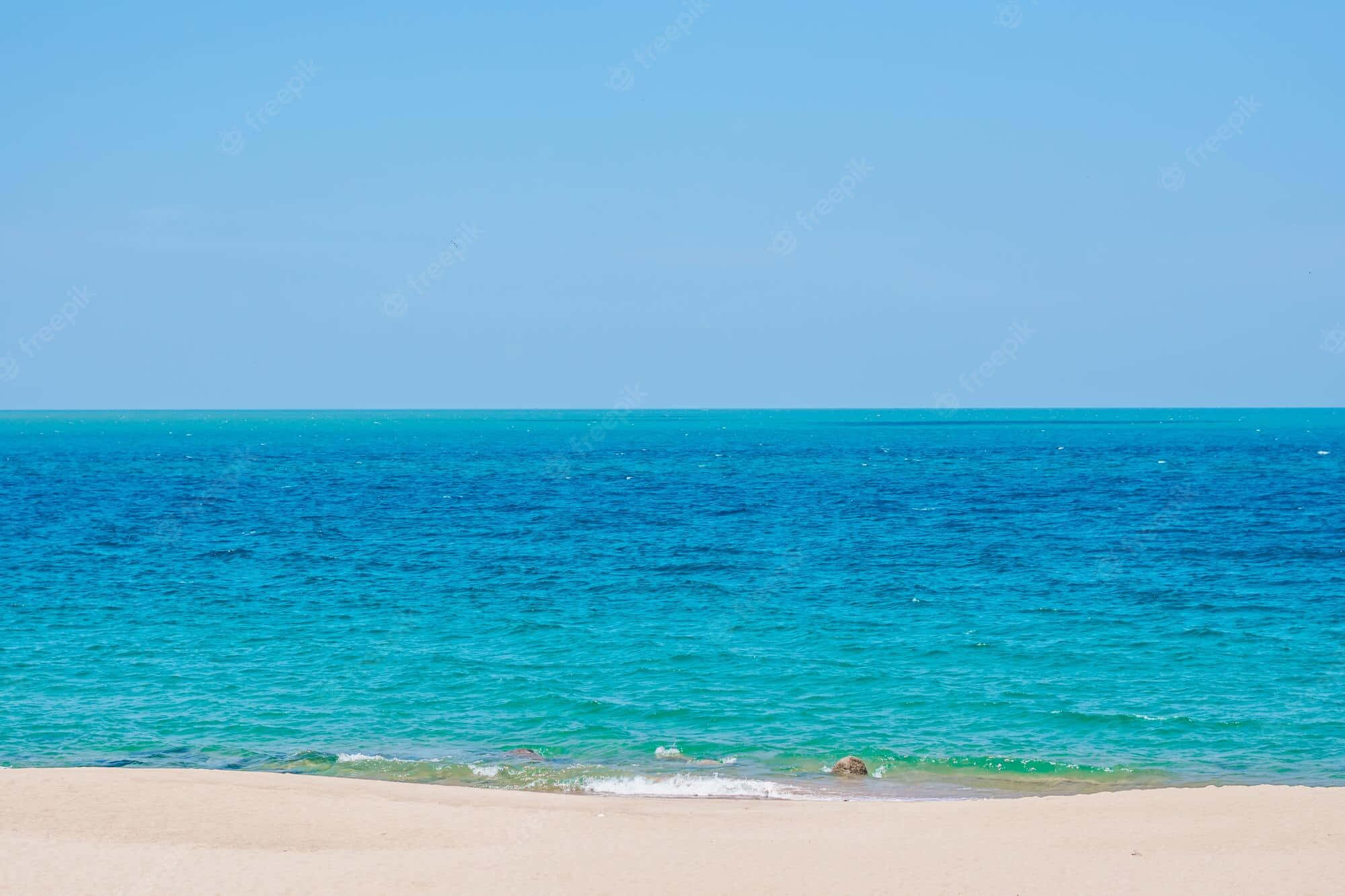 End Of Summer, tropical beach, turquoise ocean, Full HD Desktop Wallpaper