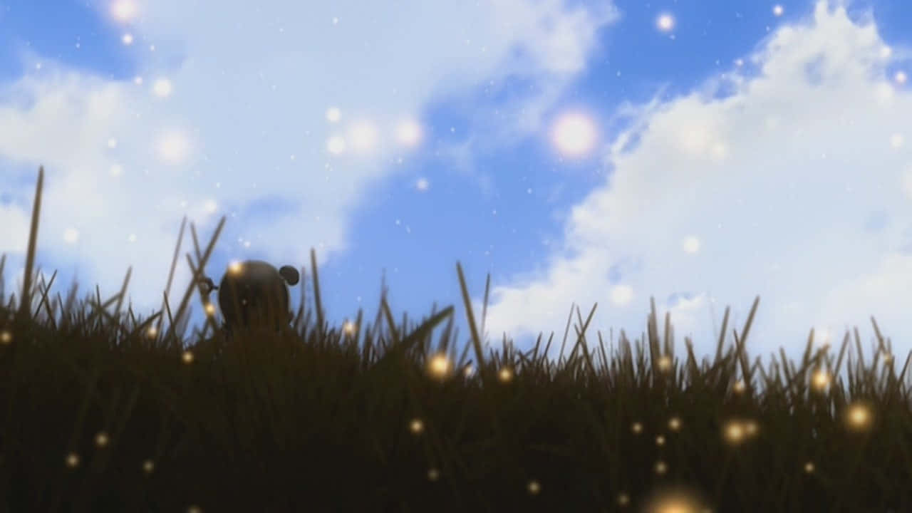 End Of Summer, plush toy, tall grass, HD Desktop Wallpaper