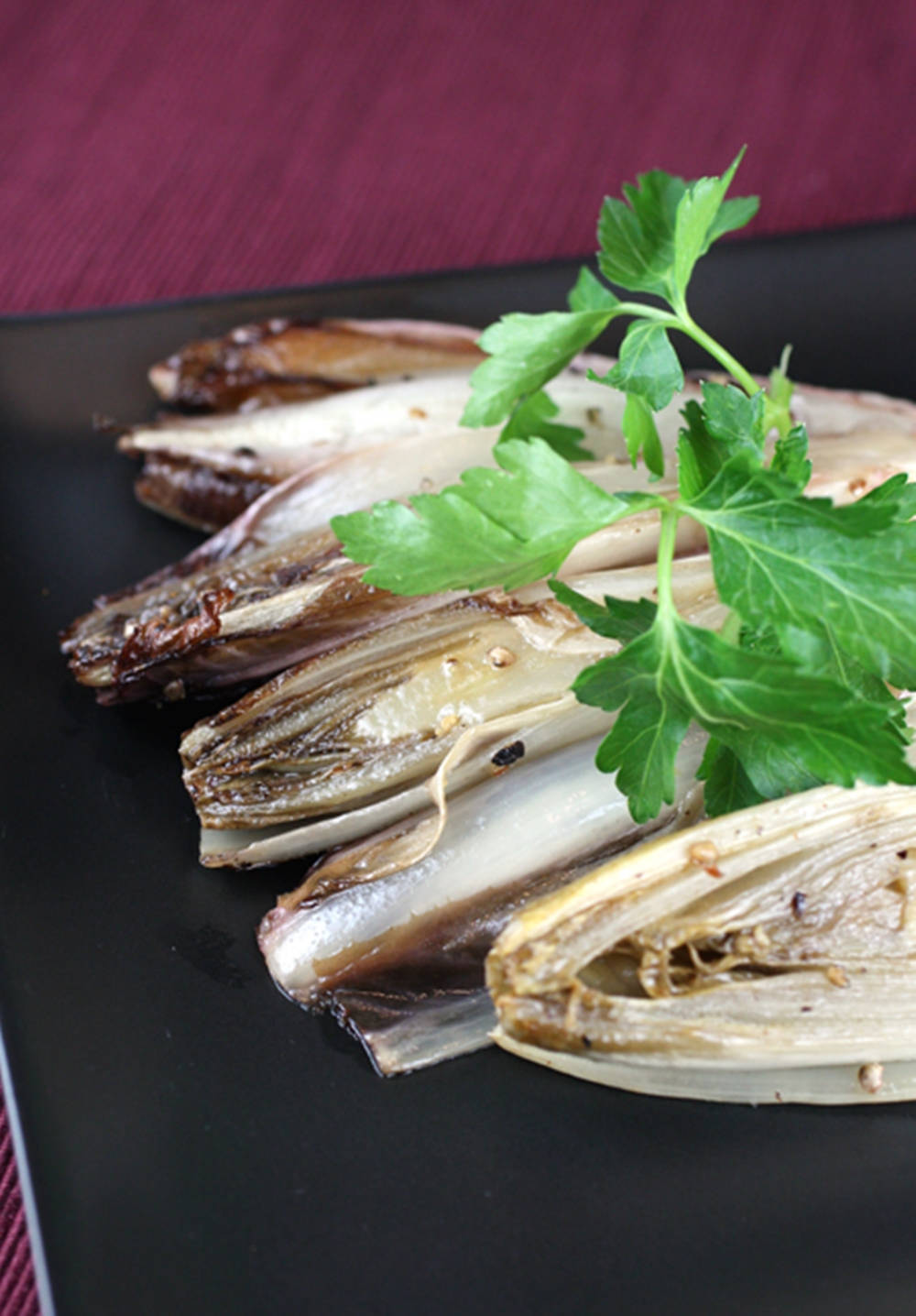 endive, honey roasted, parsley, HD Phone Wallpaper