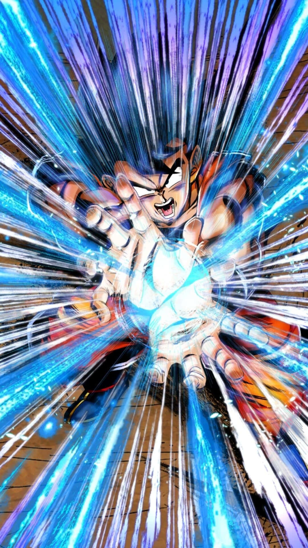 Energy Blast, anime warrior, blue energy, Full HD Phone Wallpaper