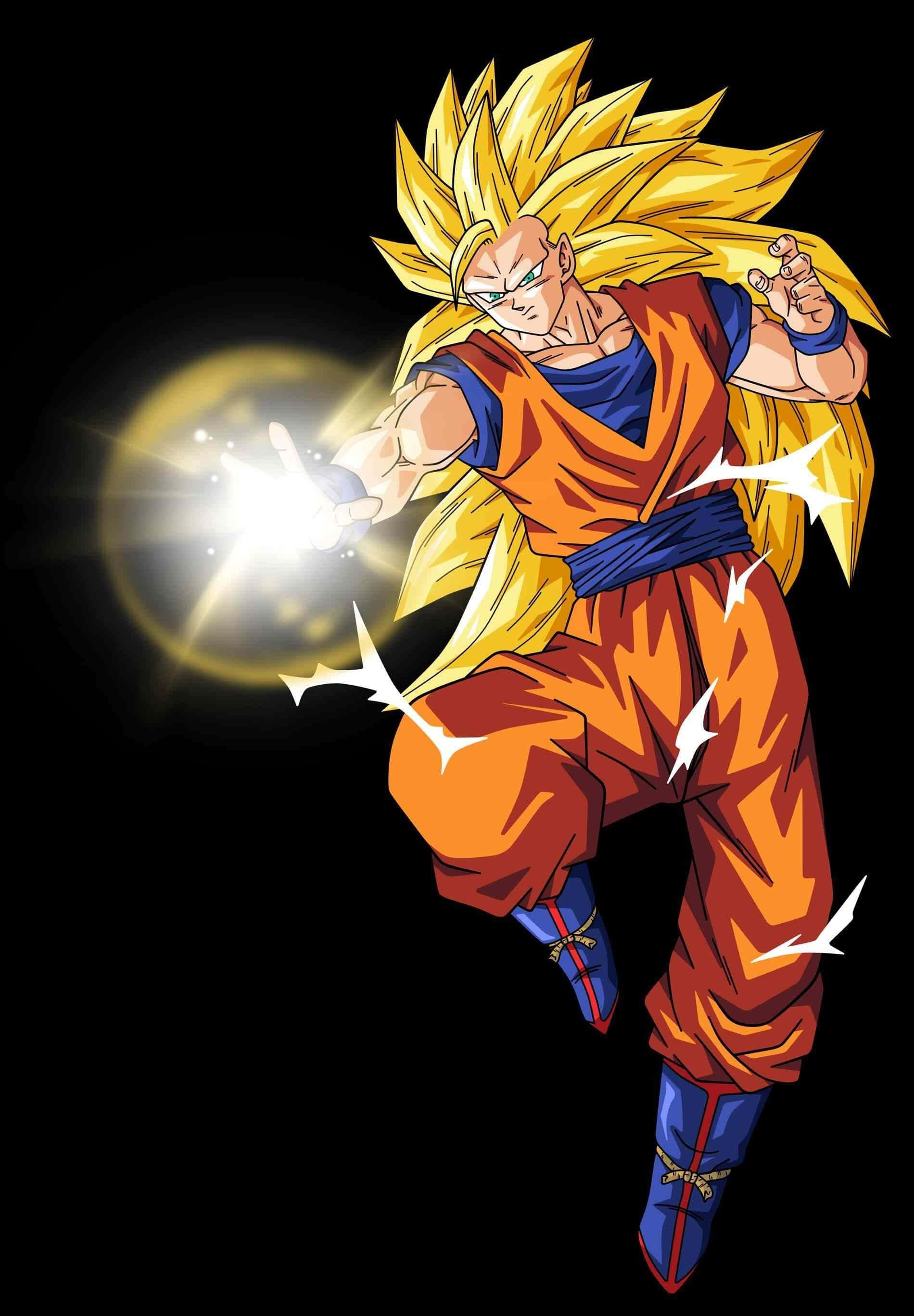 energy blast, anime warrior, spiky golden hair, 2K Phone Wallpaper
