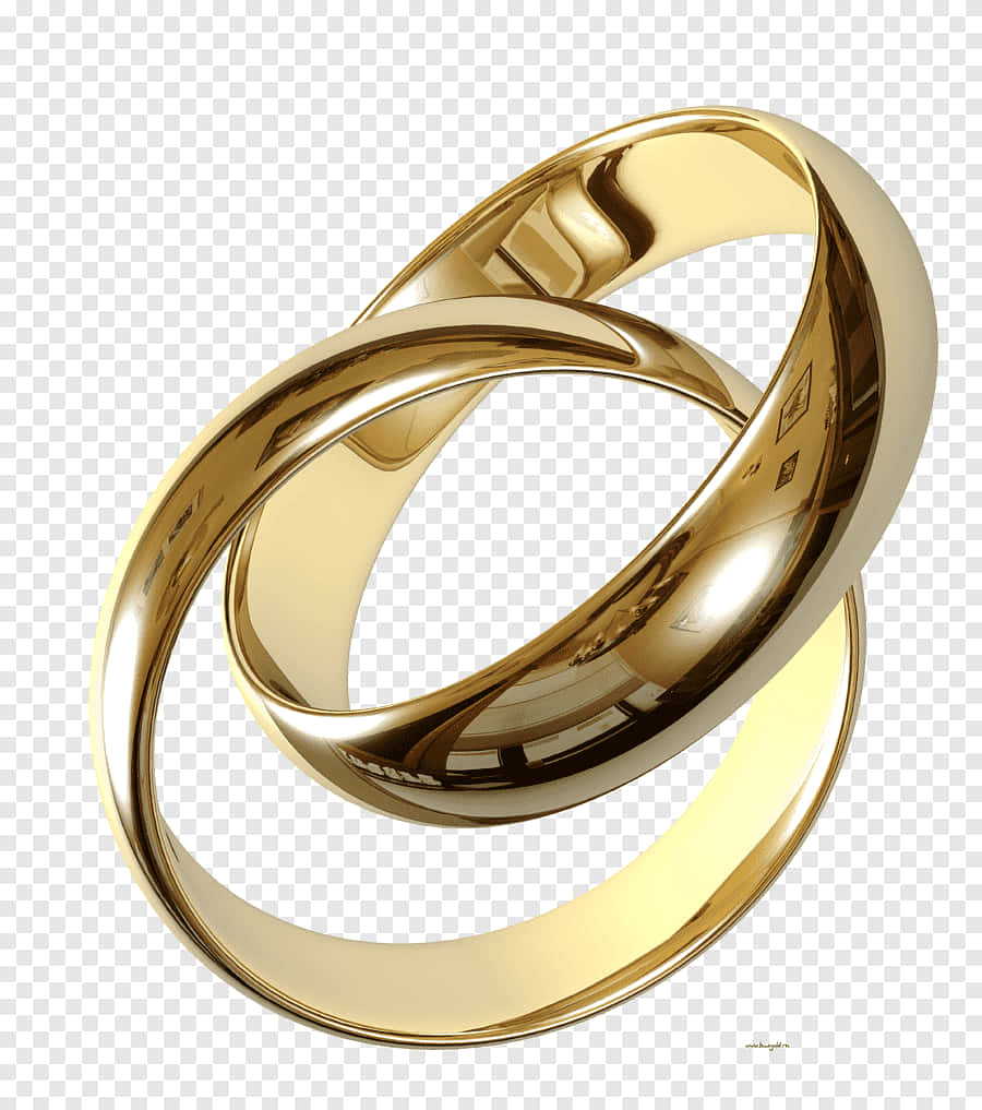 gold band engagement couple rings, gold wedding bands, polished reflections, SD Phone Wallpaper