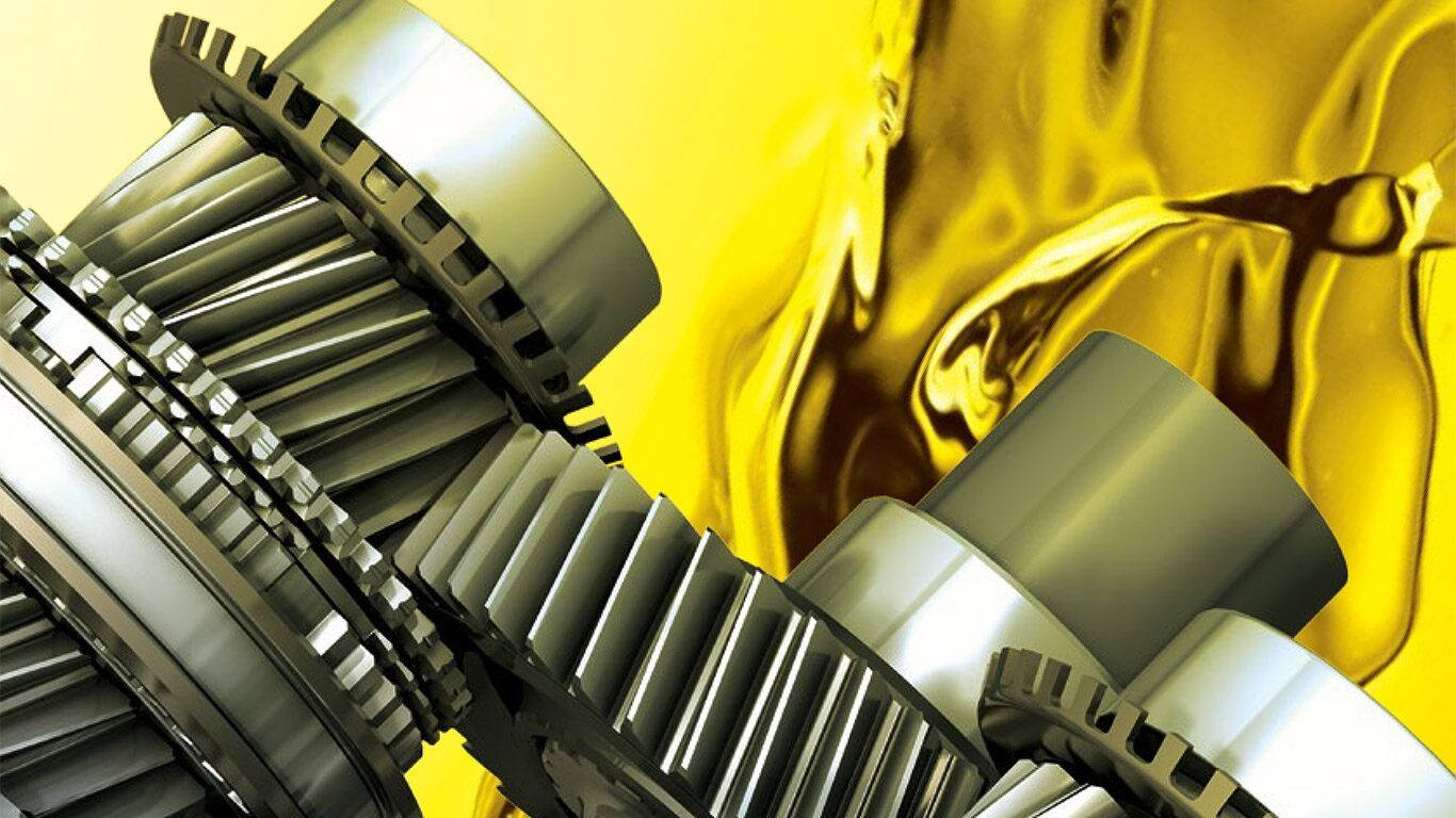 industrial engine oil lubricant, shiny metallic gears, vibrant golden liquid, HD Desktop Wallpaper