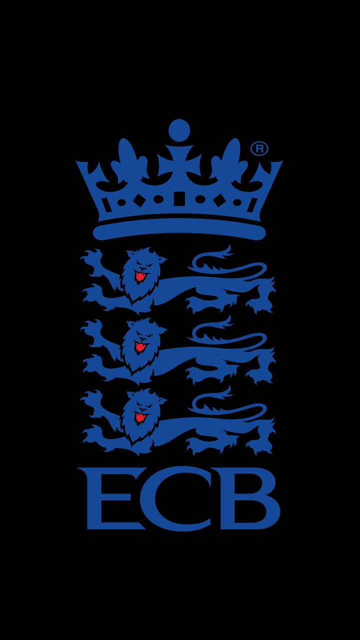 England Cricket, official logo, blue emblem, HD Phone Wallpaper