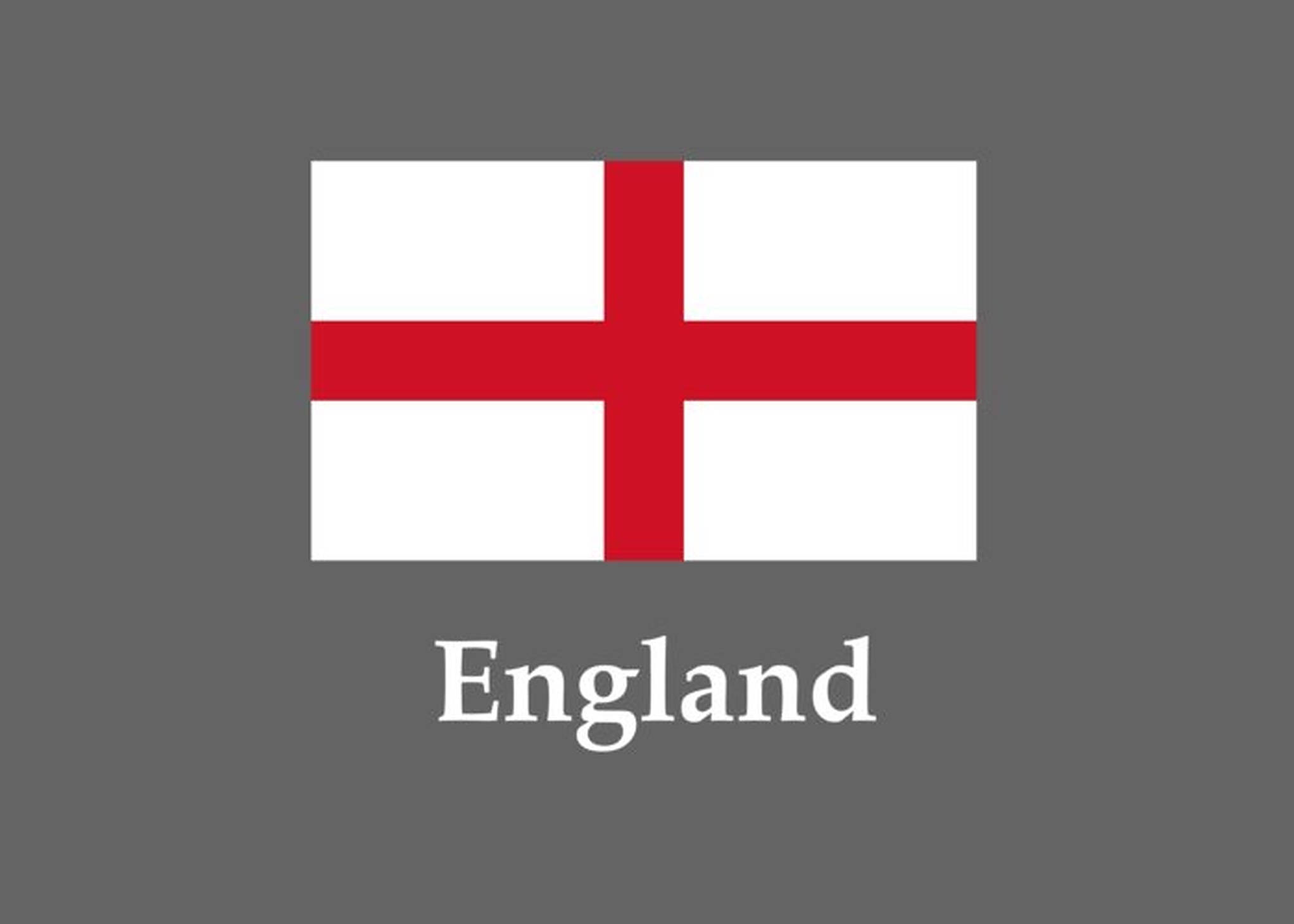 England flag, red cross, white field, Full HD Desktop Wallpaper