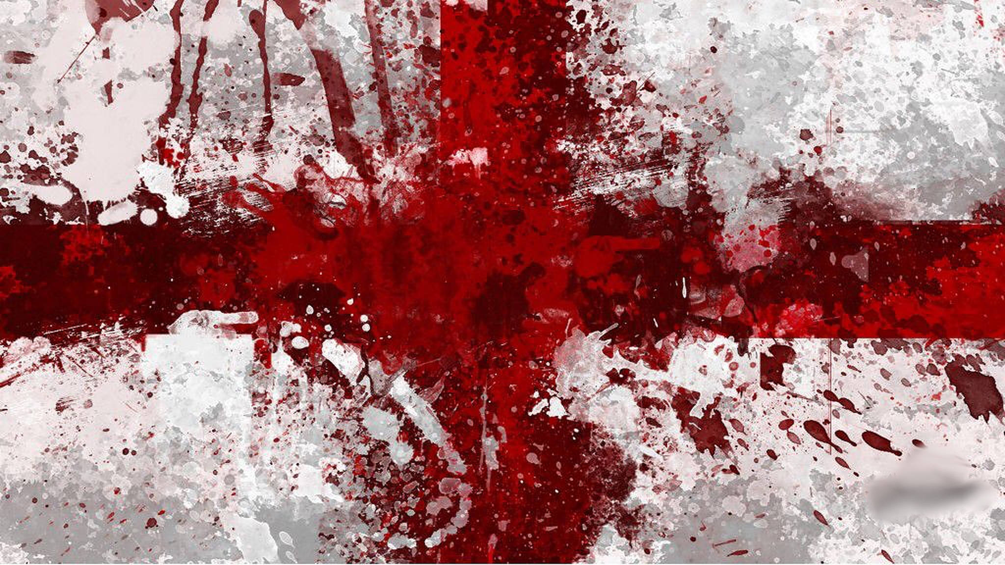England flag, red, white, Full HD Desktop Wallpaper