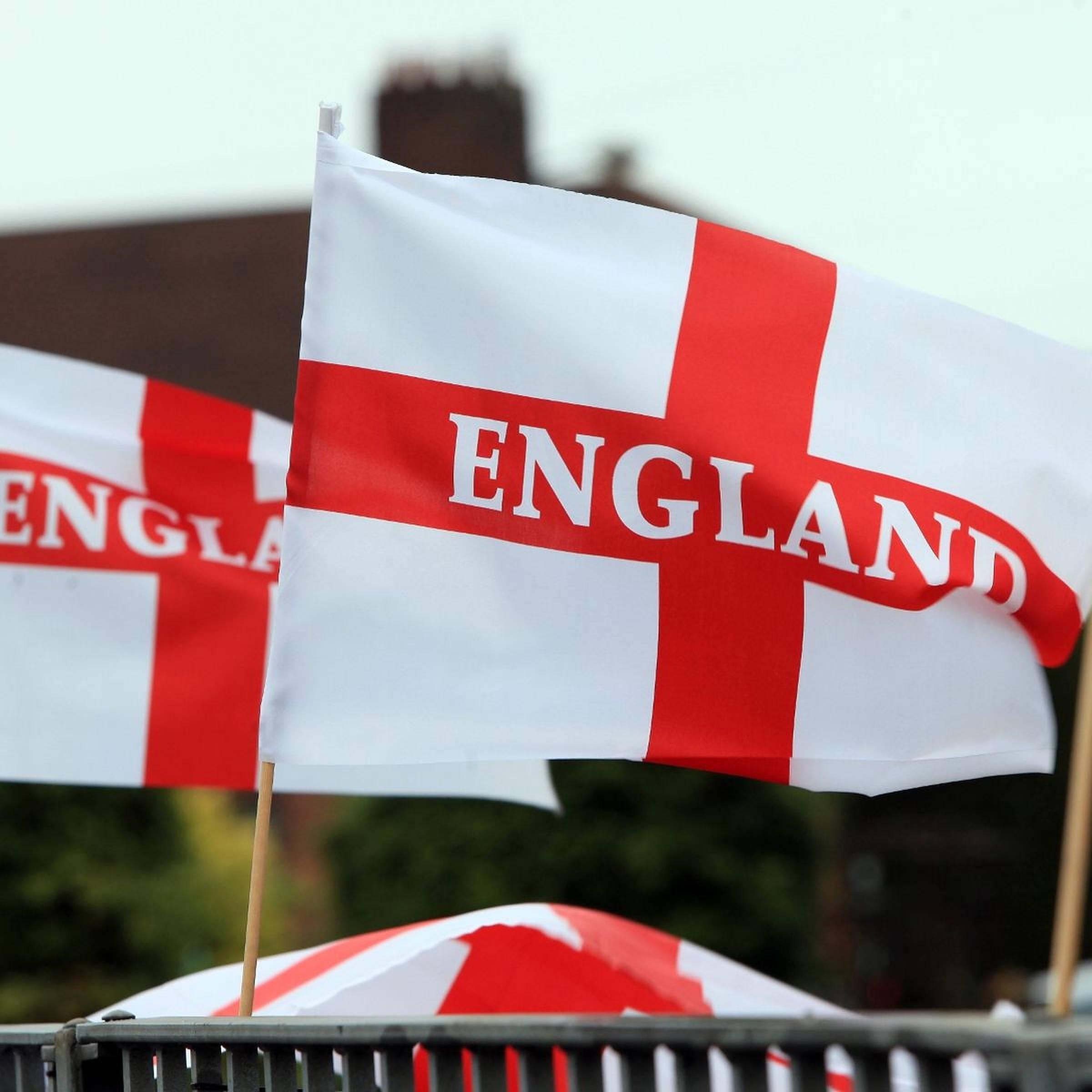 England flag, red, white, Full HD Desktop Wallpaper