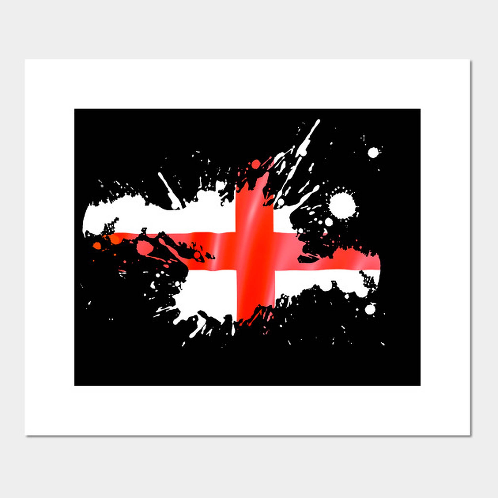 England flag, red cross, white, Full HD Desktop Wallpaper