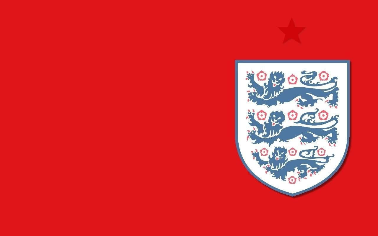 England National Football Team, red flag, white shield, HD Desktop Wallpaper