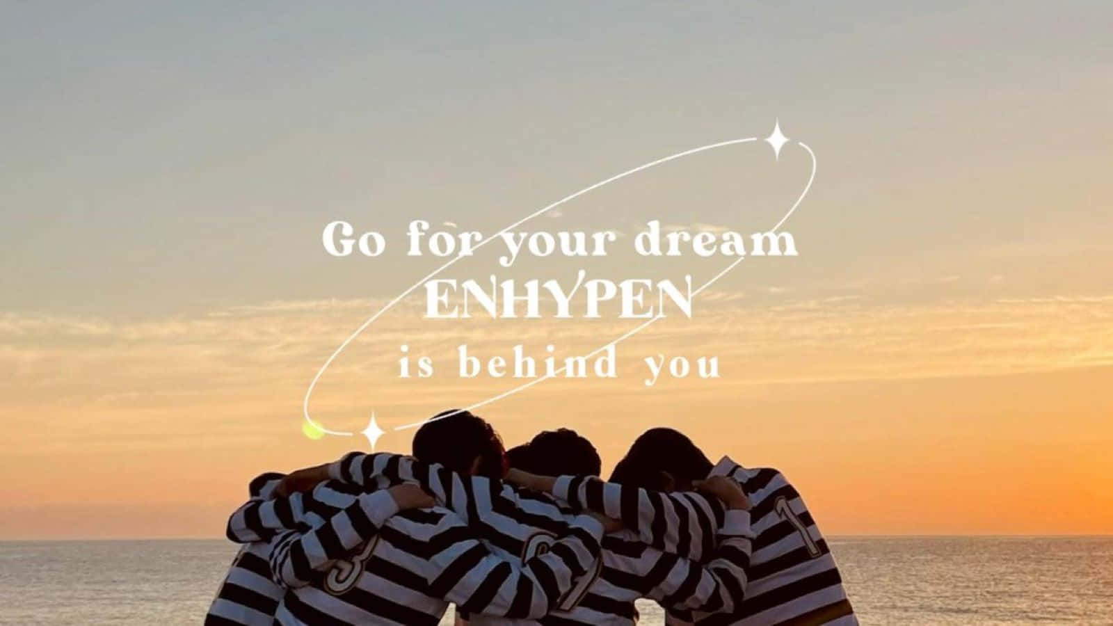 Enhypen Laptop, beach, sunset, HD Desktop Wallpaper