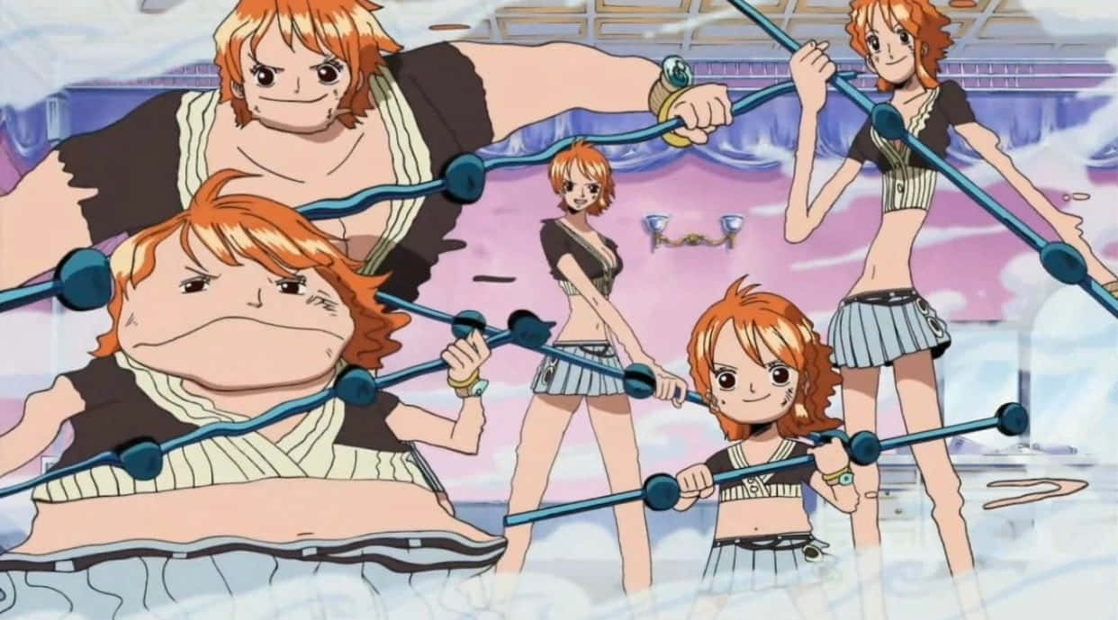 Enies Lobby, orange hair, foosball, SD Desktop Wallpaper