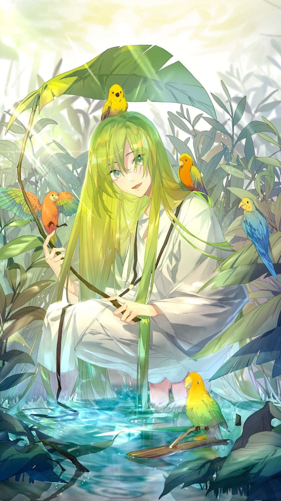 Enkidu, the Noble Savage, anime girl, Full HD Phone Wallpaper