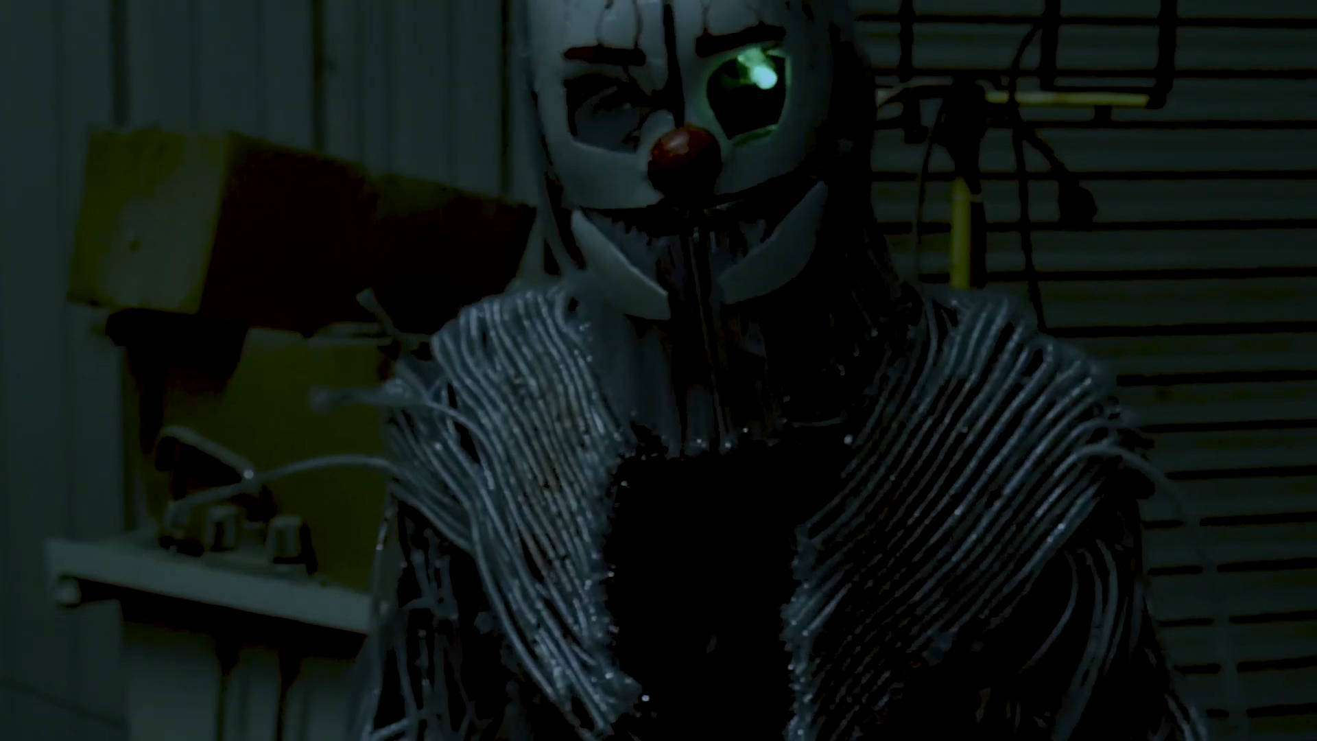 Ennard, Halloween Costume, glowing green eye, Full HD Desktop Wallpaper