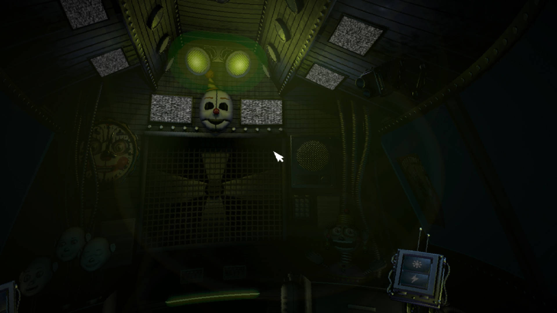 Ennard, secret hideout, animatronic clown, Full HD Desktop Wallpaper