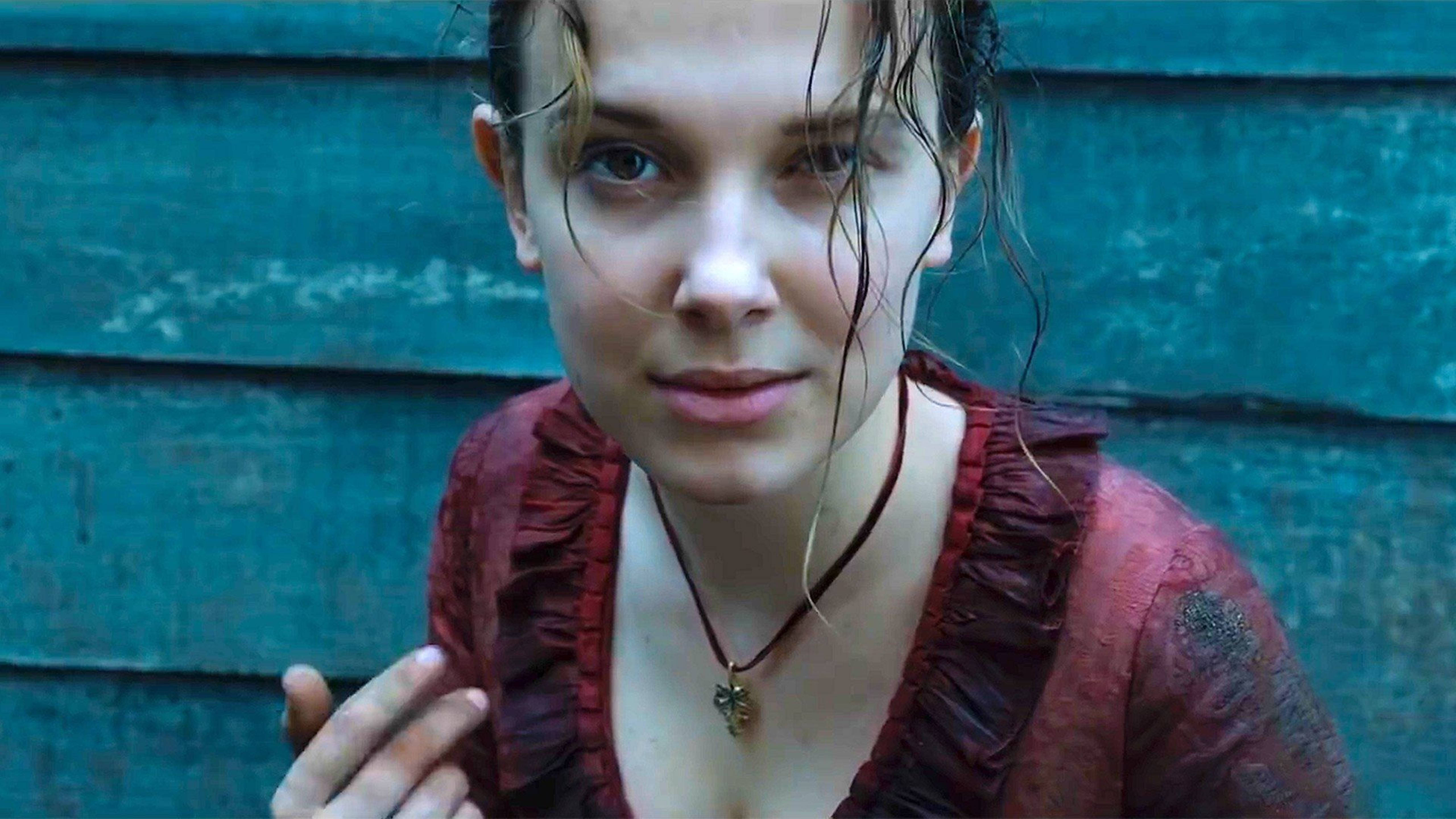 Enola Holmes, alley fight, close up, 5K Desktop Wallpaper