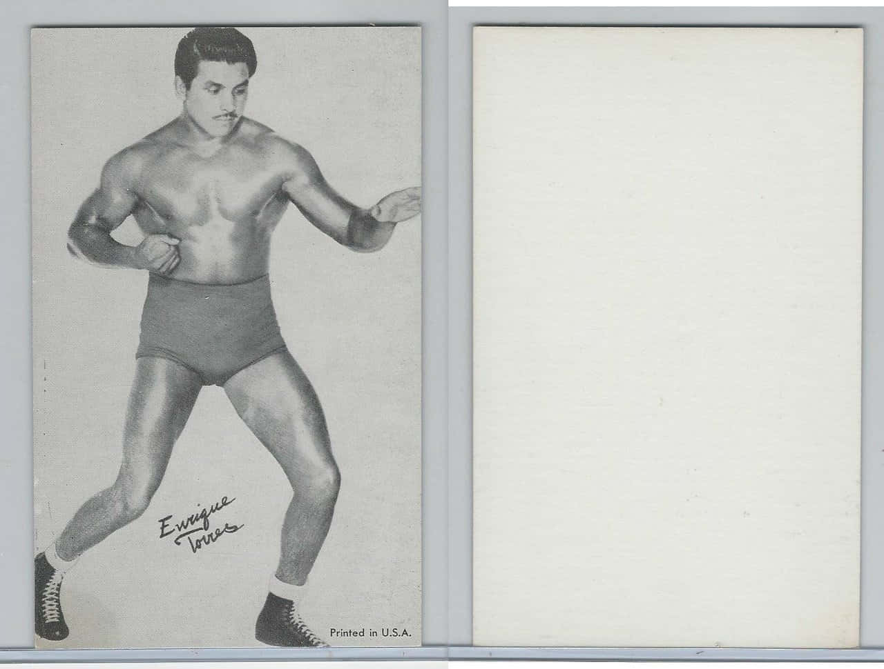 Enrique Torres, American Professional Wrestler, vintage black and white photo, HD Desktop Wallpaper