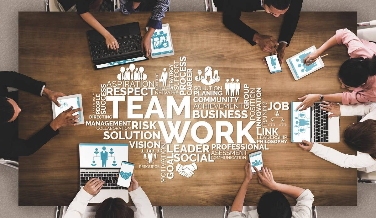 Enterprise, wooden table, business-themed word art, SD Desktop Wallpaper