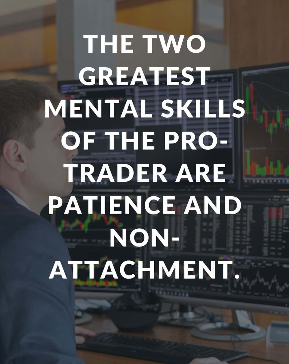trader, suit, desk, SD Phone Wallpaper
