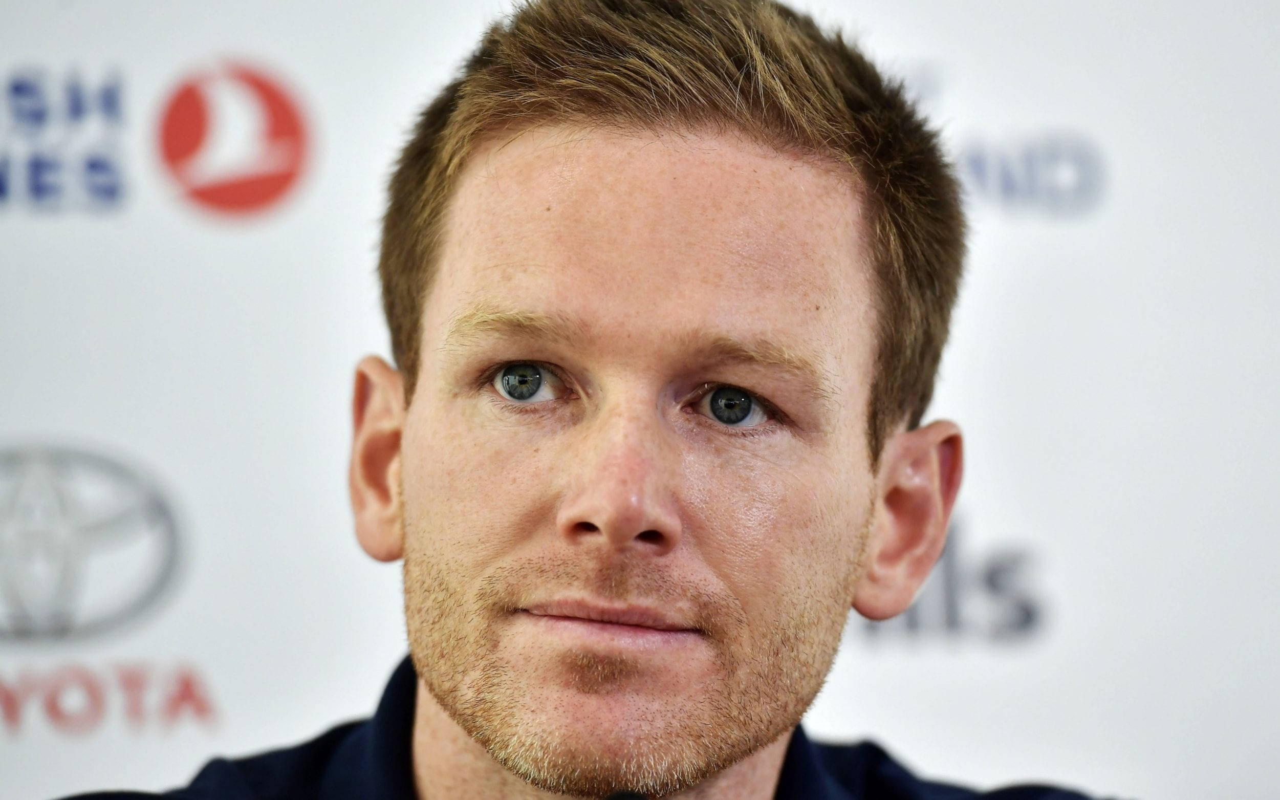 Eoin Morgan, light brown hair, blue eyes, Full HD Desktop Wallpaper