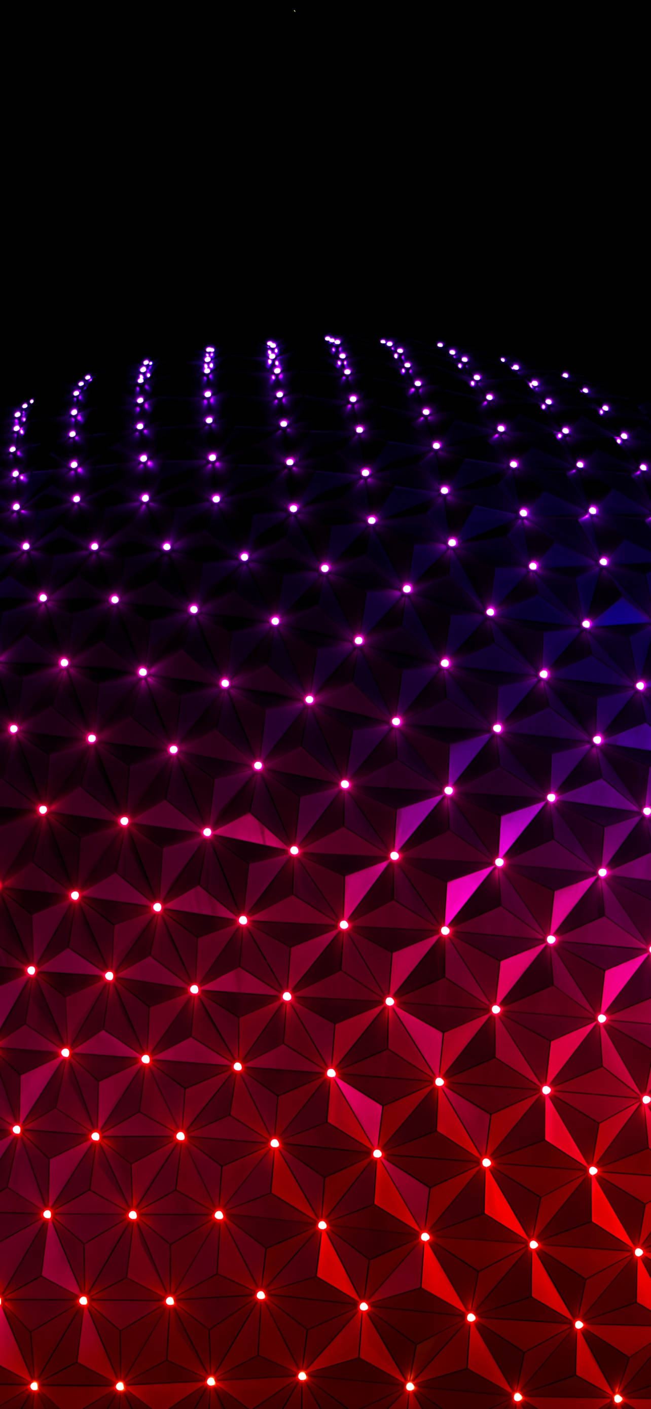 Epcot, globe, red, 2K Phone Wallpaper