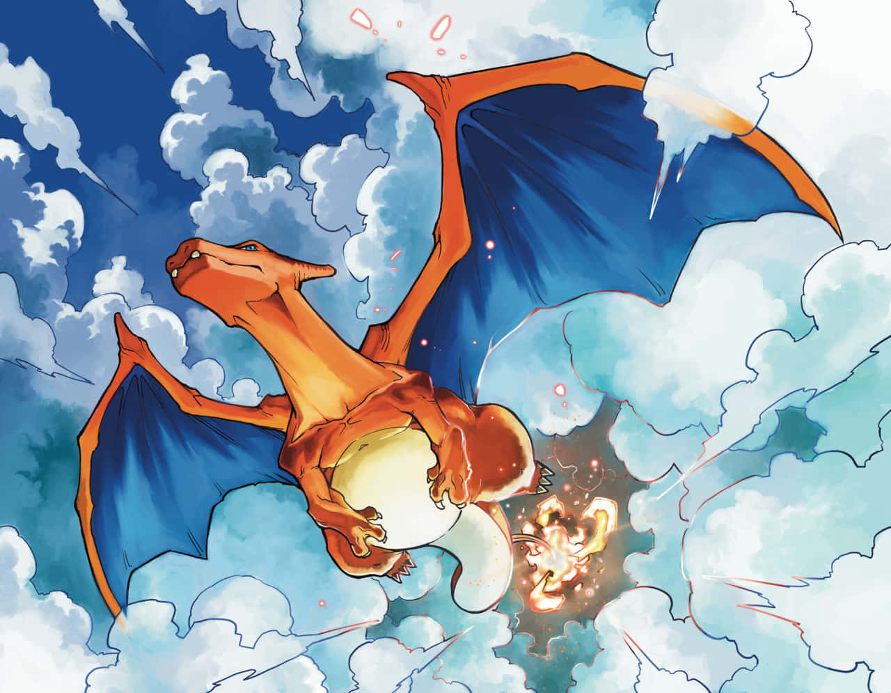 Epic Charizard, Charizard, fire type, HD Desktop Wallpaper