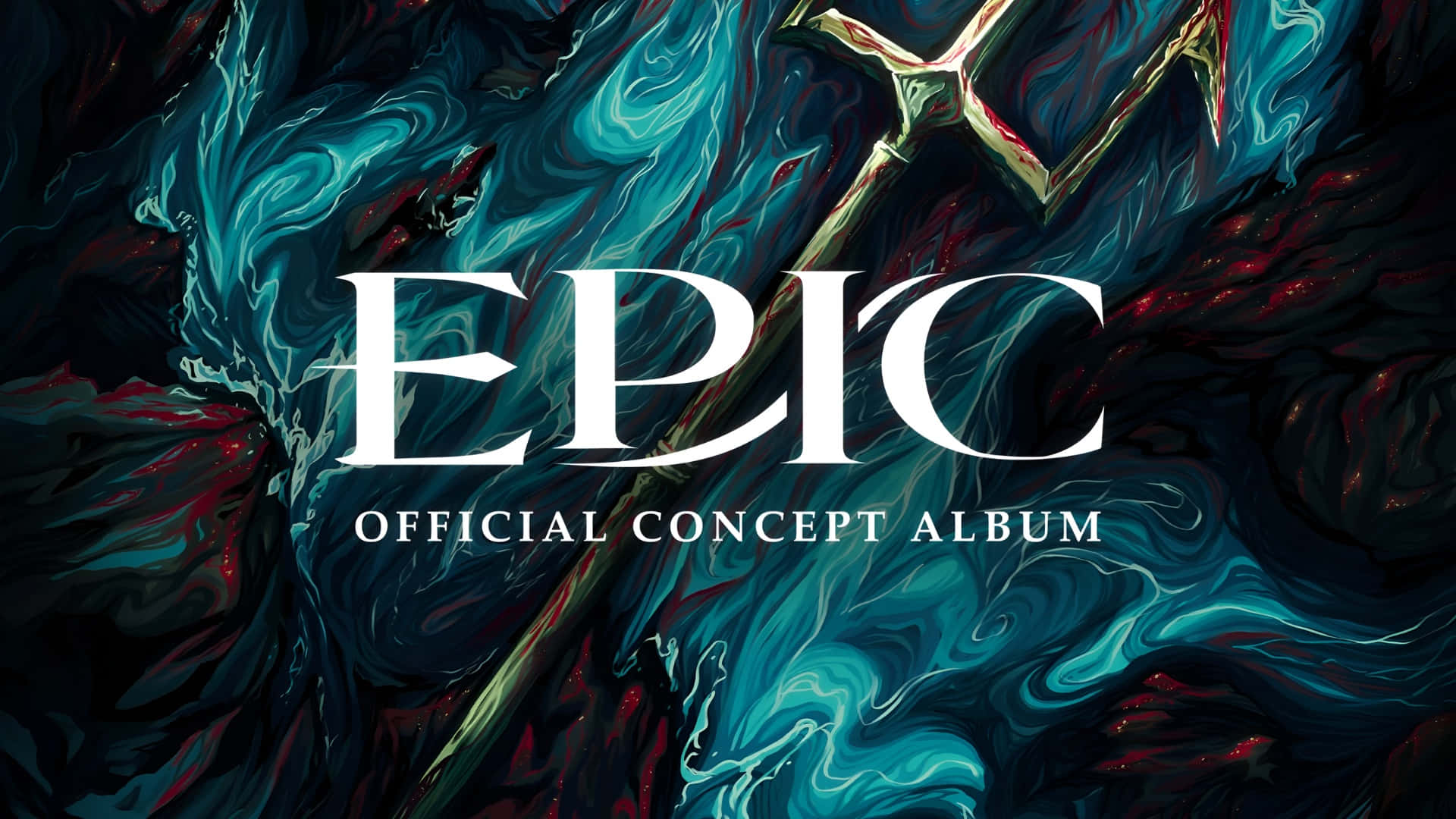 Epic The Musical, concept album, teal, Full HD Desktop Wallpaper