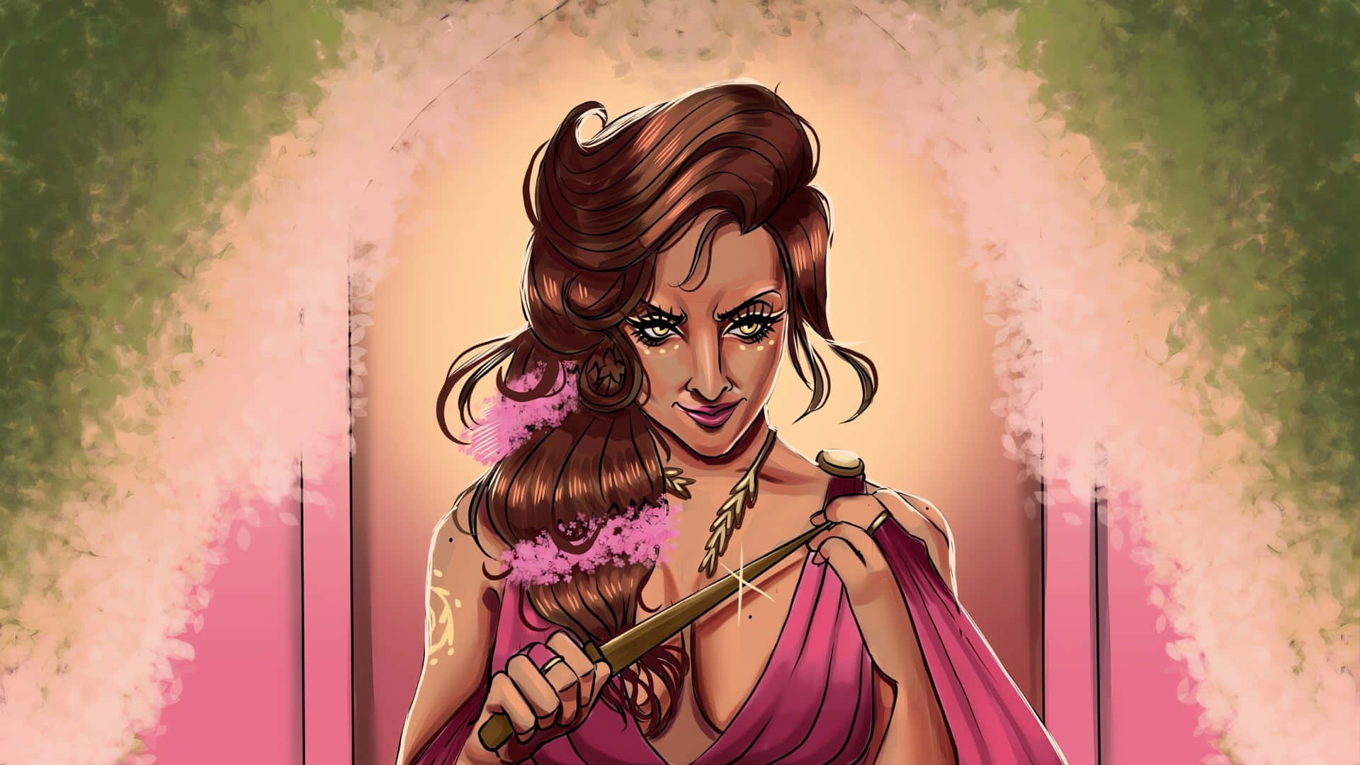 Epic The Musical, character spotlight, brown hair, Full HD Desktop Wallpaper