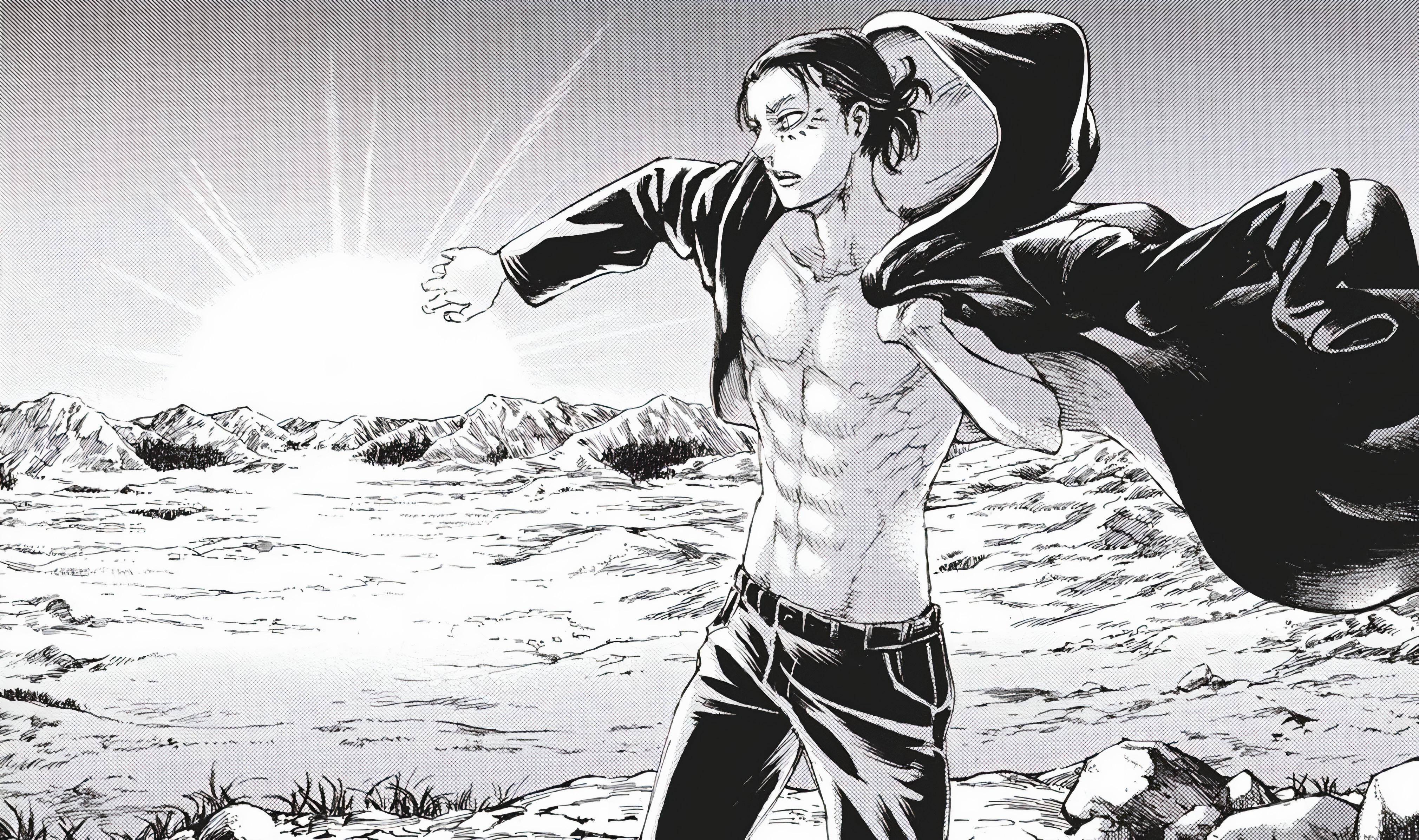 Eren Season 4, manga, panel, 4K Desktop Wallpaper