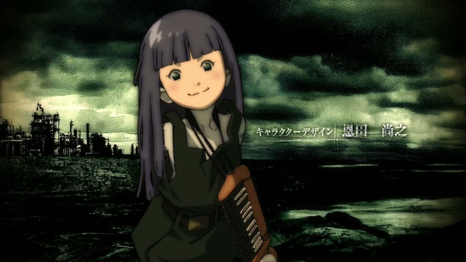 Pino, Ergo Proxy, purple hair, HD Desktop Wallpaper