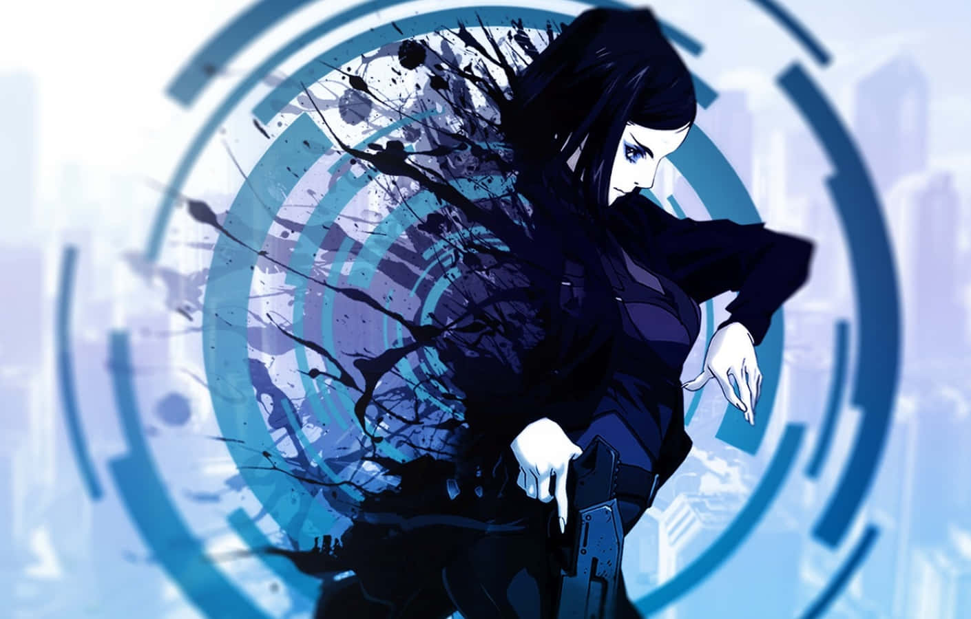 Pino, Ergo Proxy, pink background, HD Desktop Wallpaper