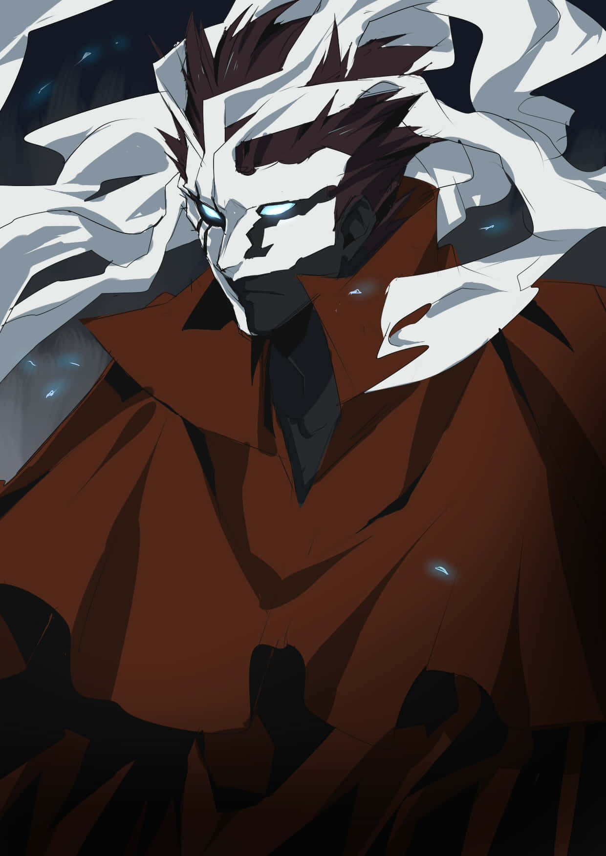 Ergo Proxy, Vincent Law, glowing blue eyes, HD Phone Wallpaper