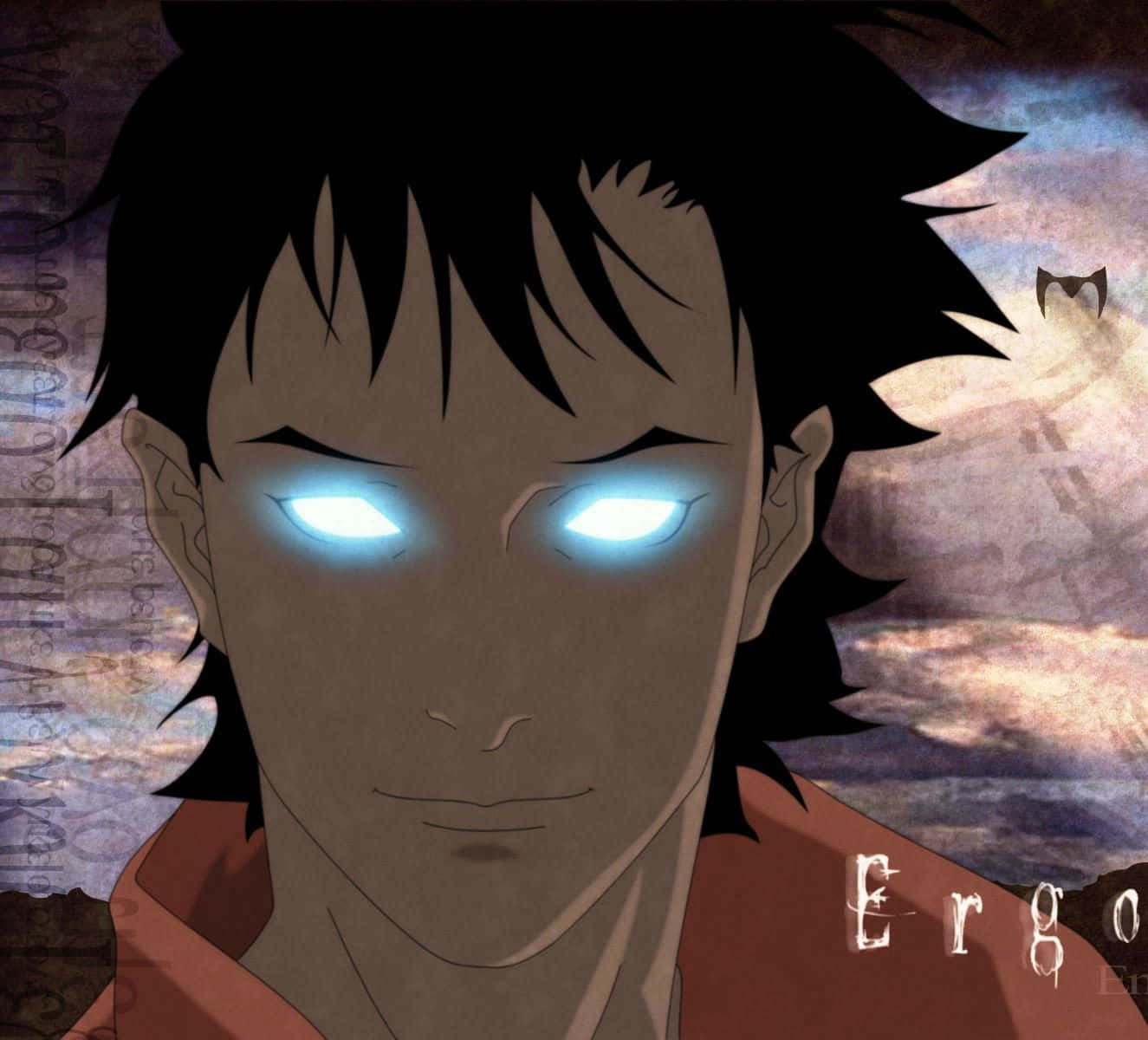 Vincent Law, Ergo Proxy, glowing blue eyes, HD Desktop Wallpaper
