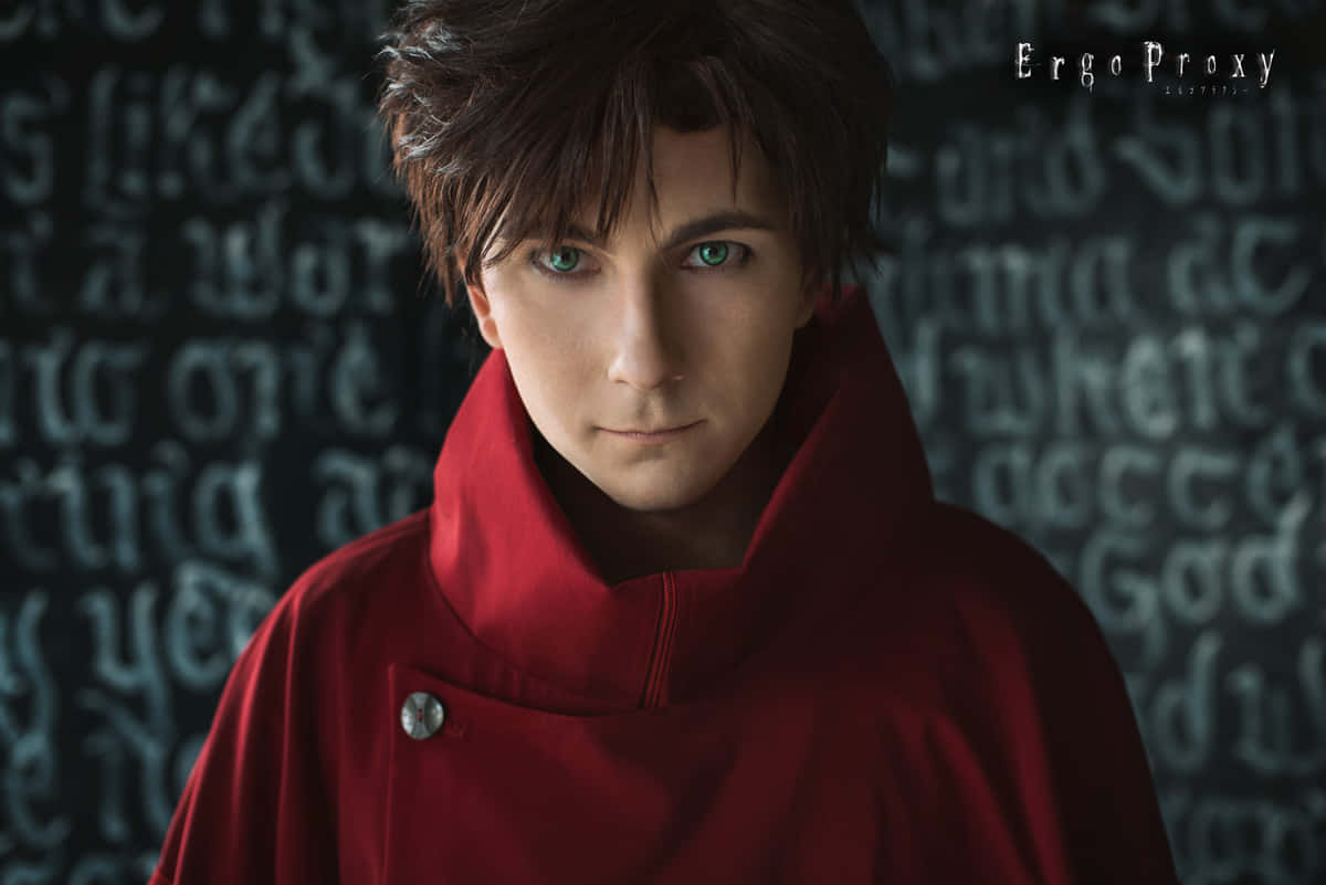 Ergo Proxy, Vincent Law, red hooded coat, SD Desktop Wallpaper