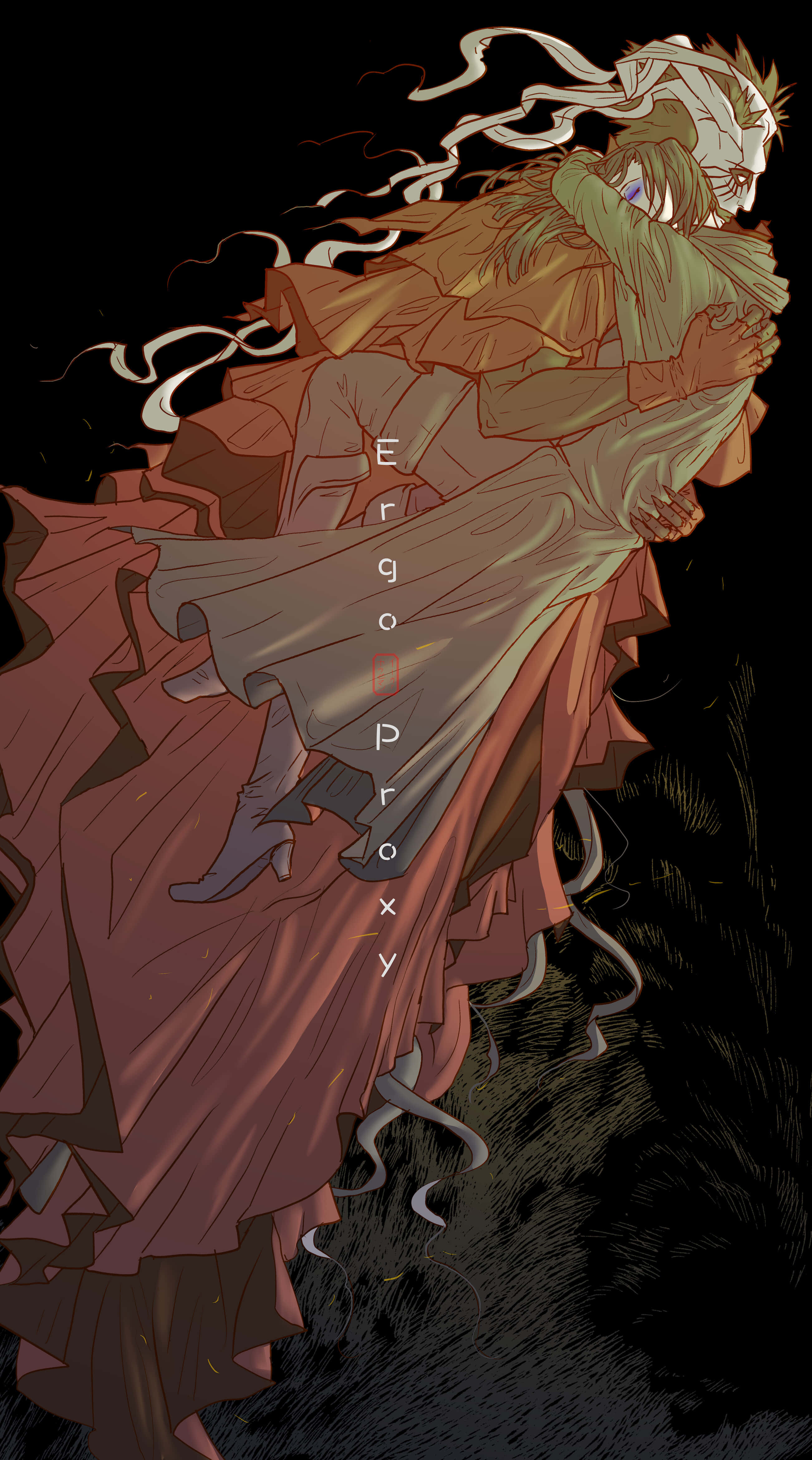 Ergo Proxy, Vincent Law, anime characters, 4K Phone Wallpaper