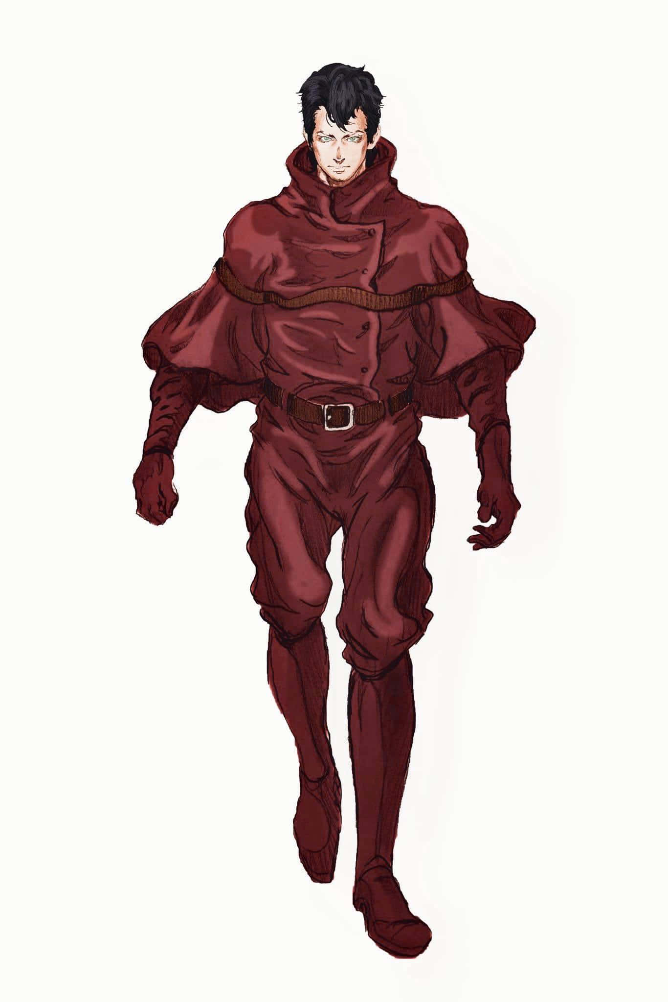 Vincent Law, Ergo Proxy, red hooded outfit, Full HD Phone Wallpaper