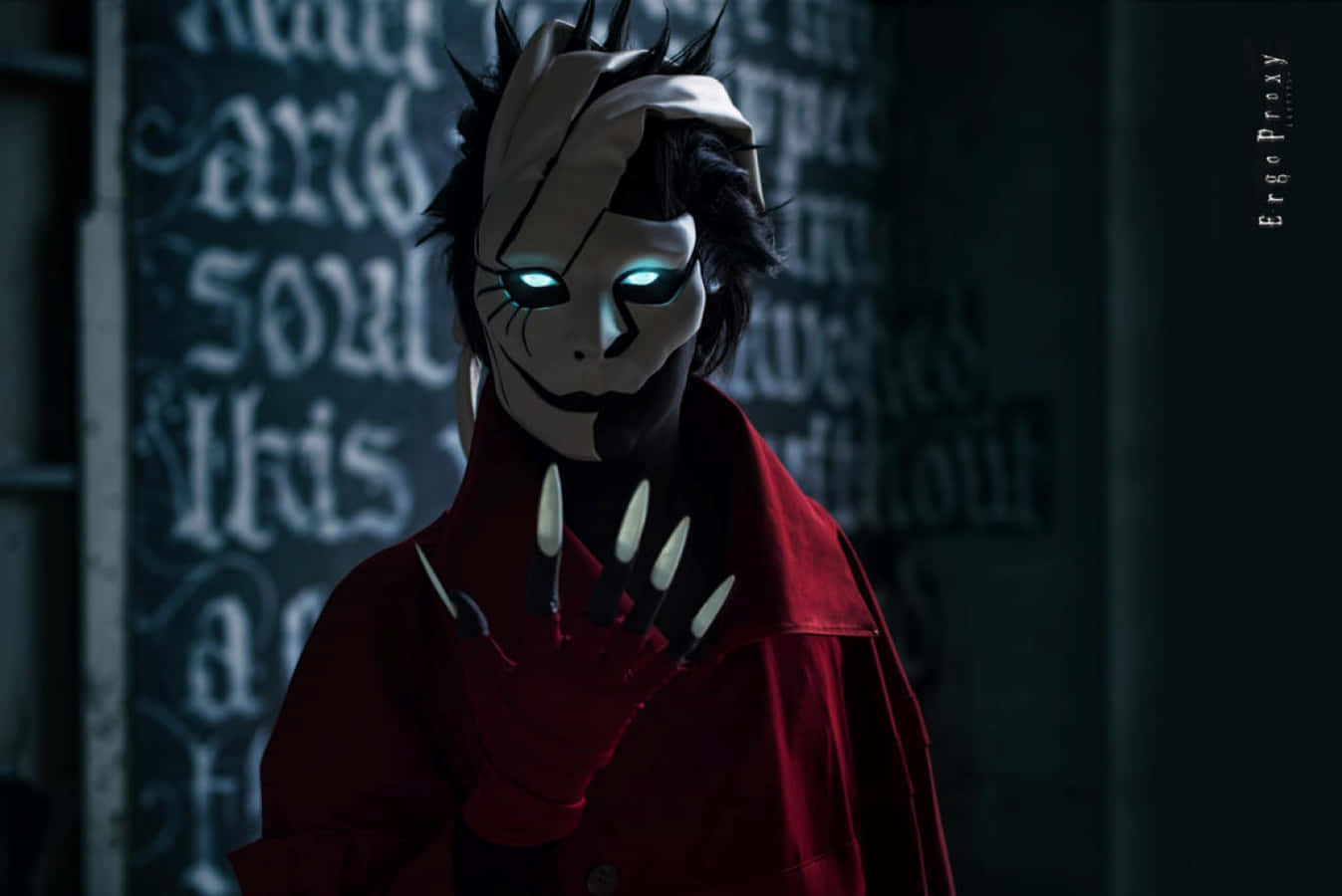 Ergo Proxy, animated series, masked figure, HD Desktop Wallpaper