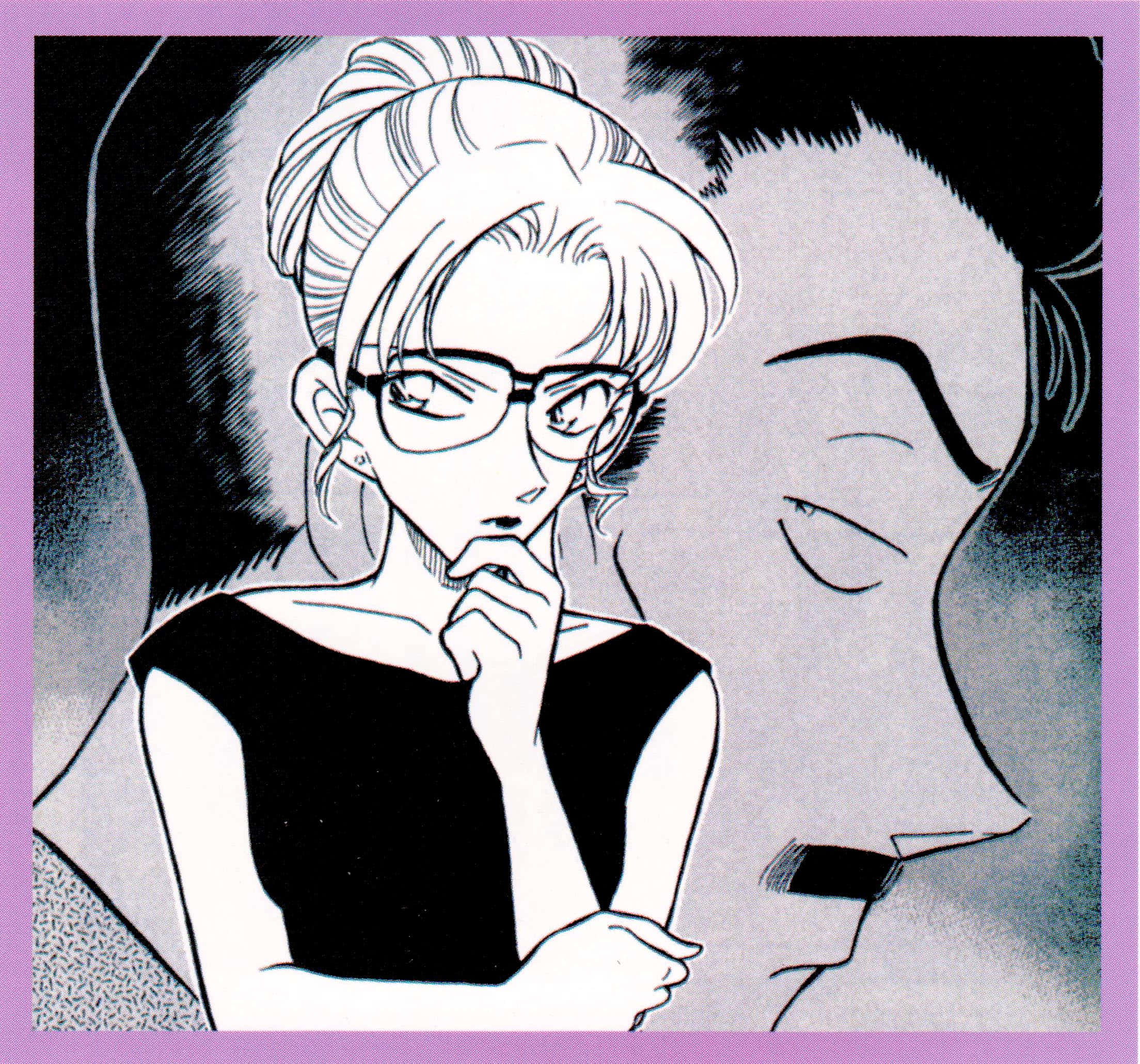 Eri Kisaki, manga-style, glasses, Full HD Desktop Wallpaper