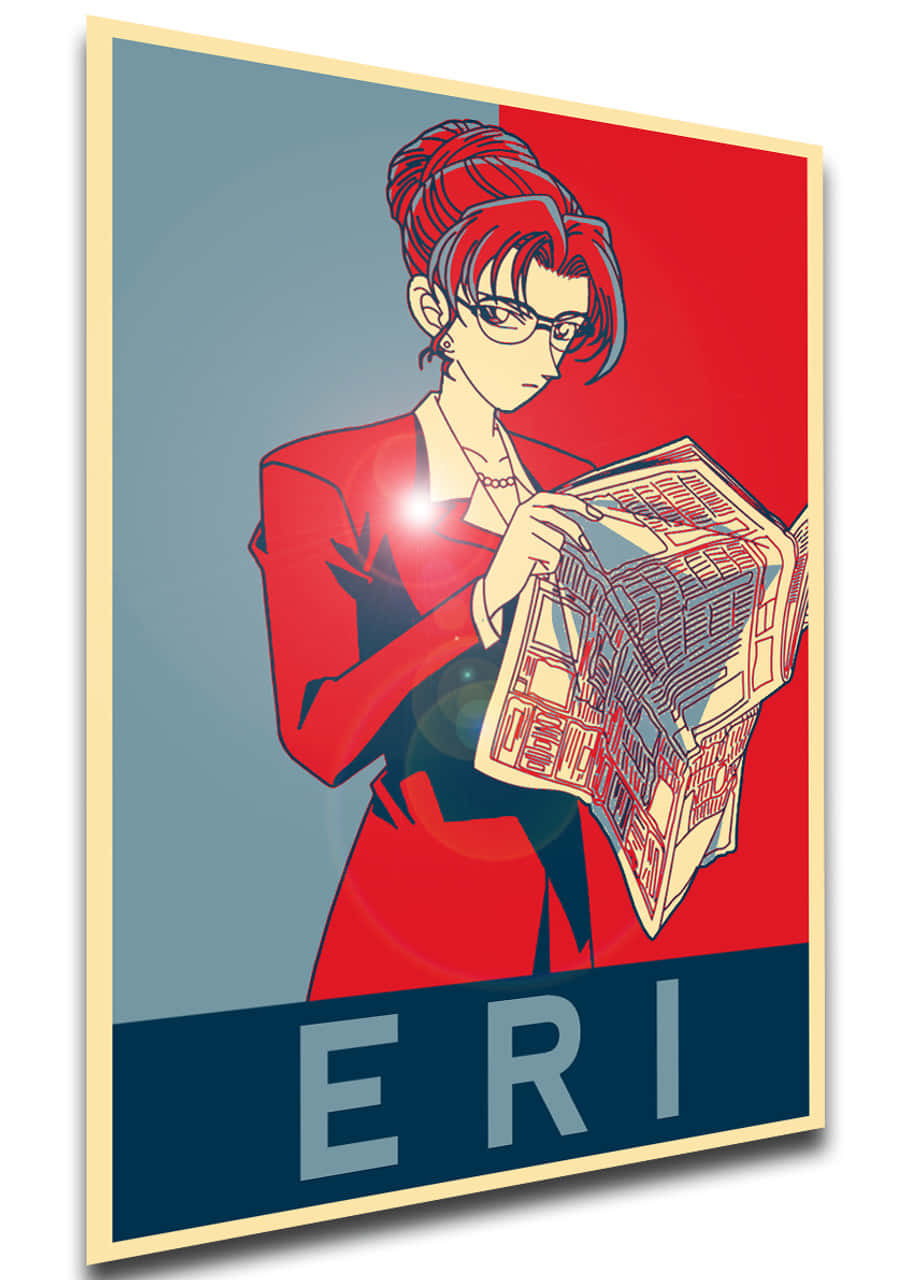Eri Kisaki, red hair, glasses, HD Phone Wallpaper