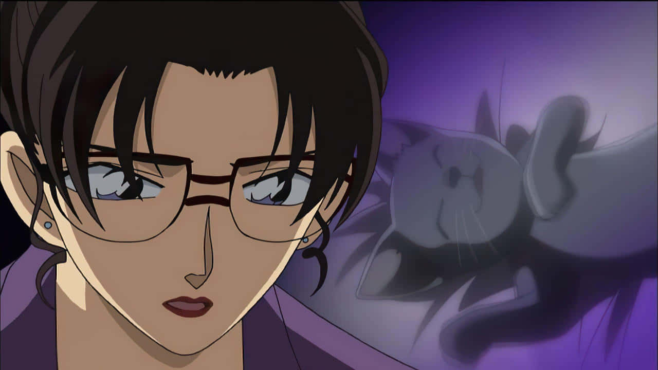 Eri Kisaki, glasses, dark hair, HD Desktop Wallpaper