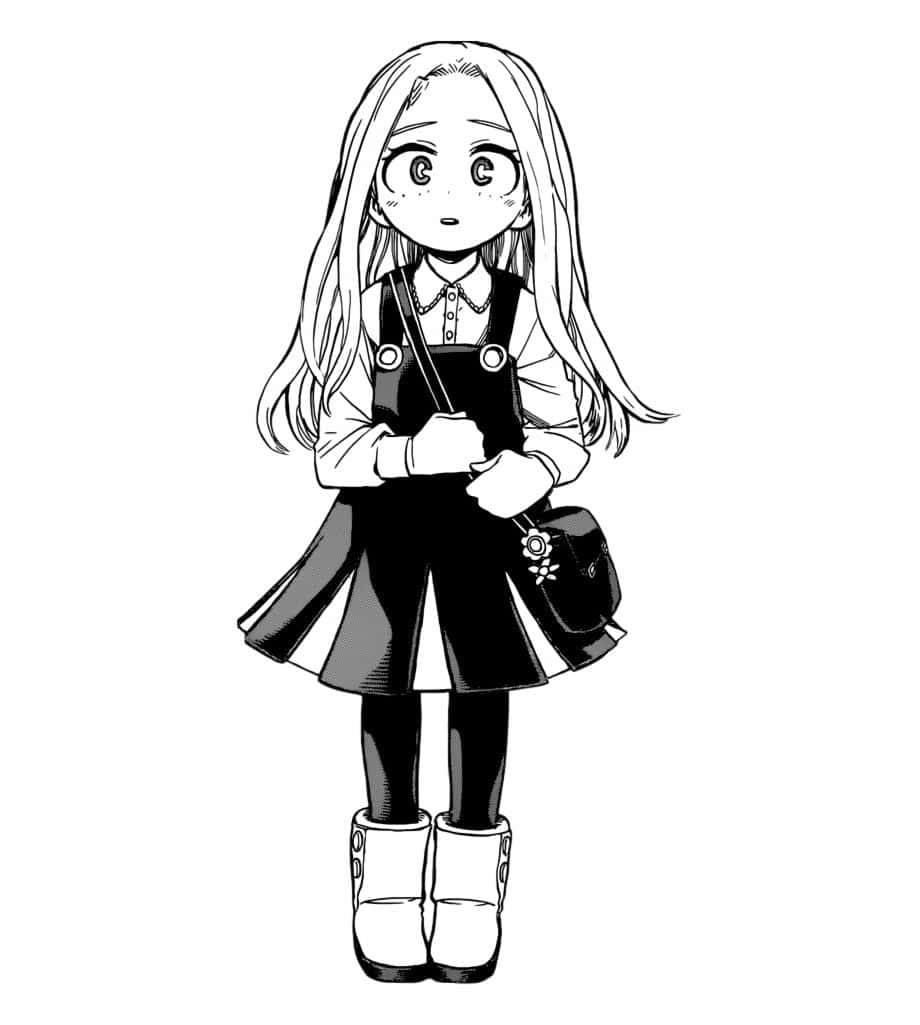 Eri, My Hero Academia, black and white, SD Phone Wallpaper