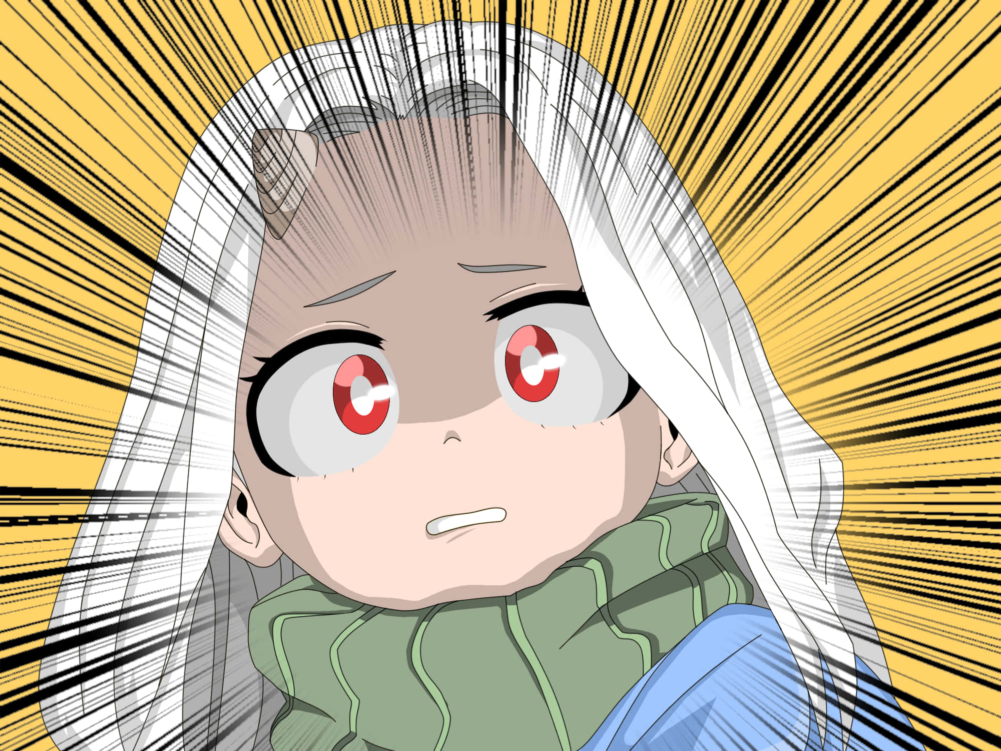 Eri, My Hero Academia, white hair, Full HD Desktop Wallpaper