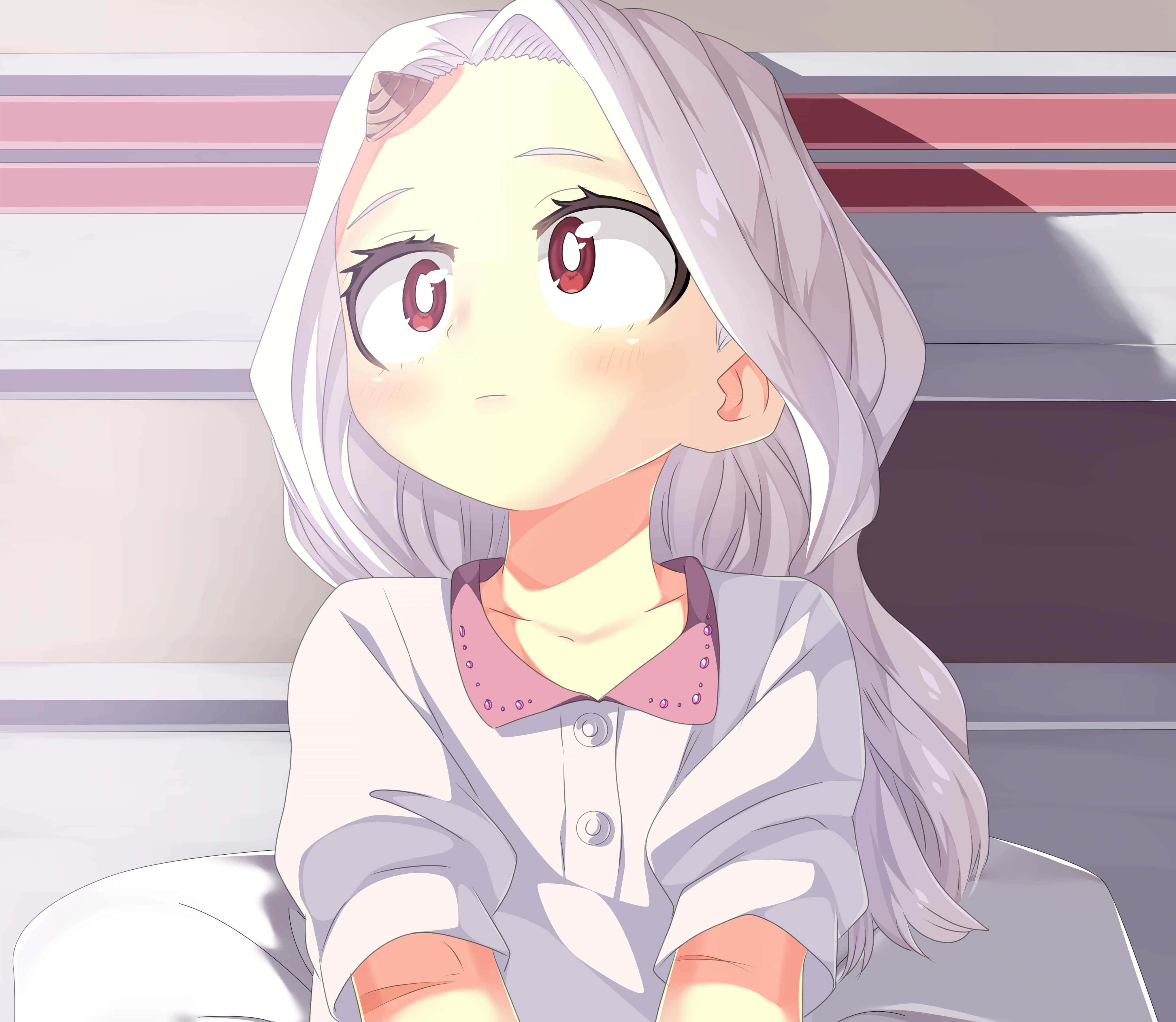 Eri, My Hero Academia, silver hair, 4K Desktop Wallpaper