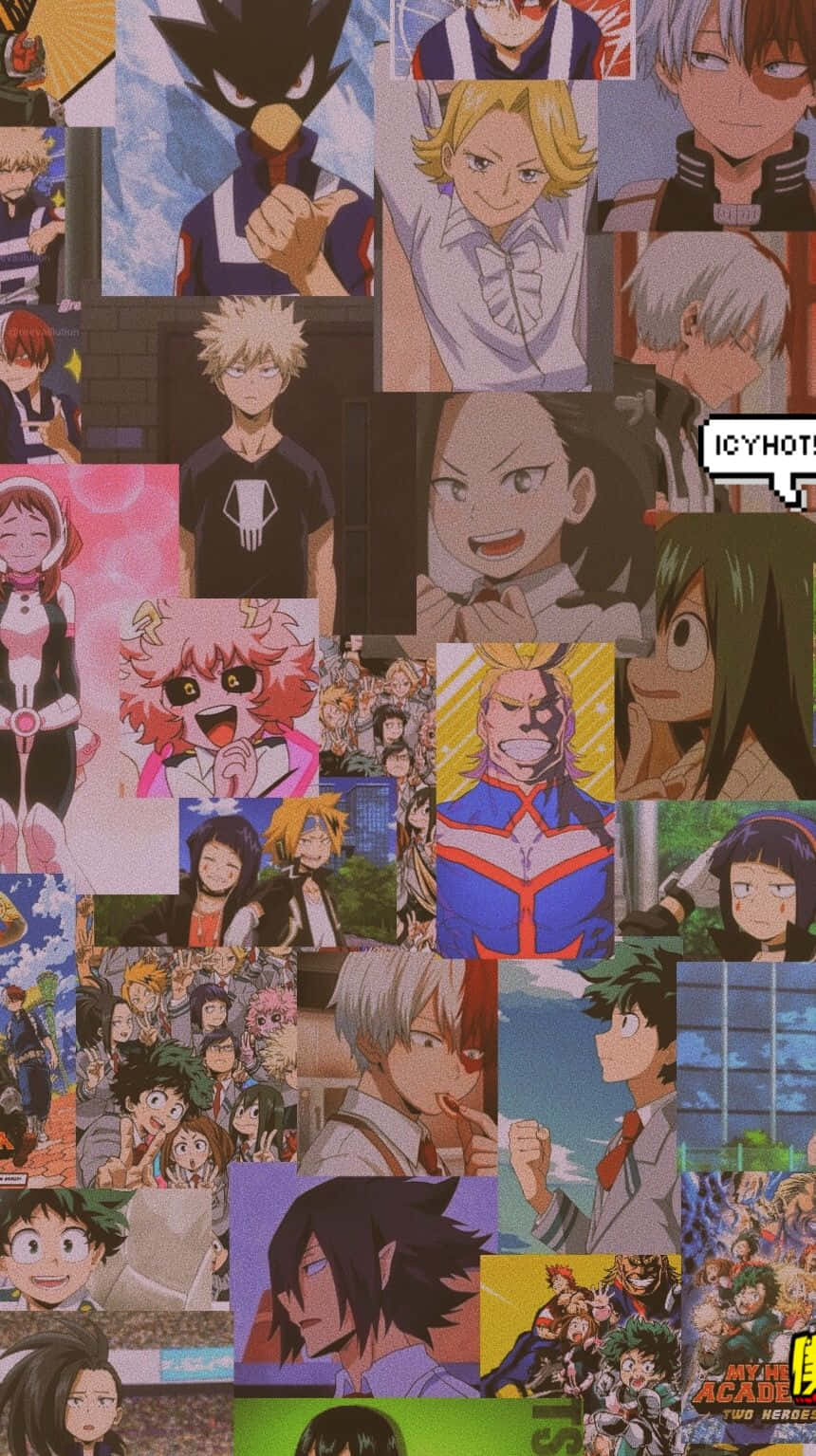 My Hero Academia, anime characters, collage, HD Phone Wallpaper