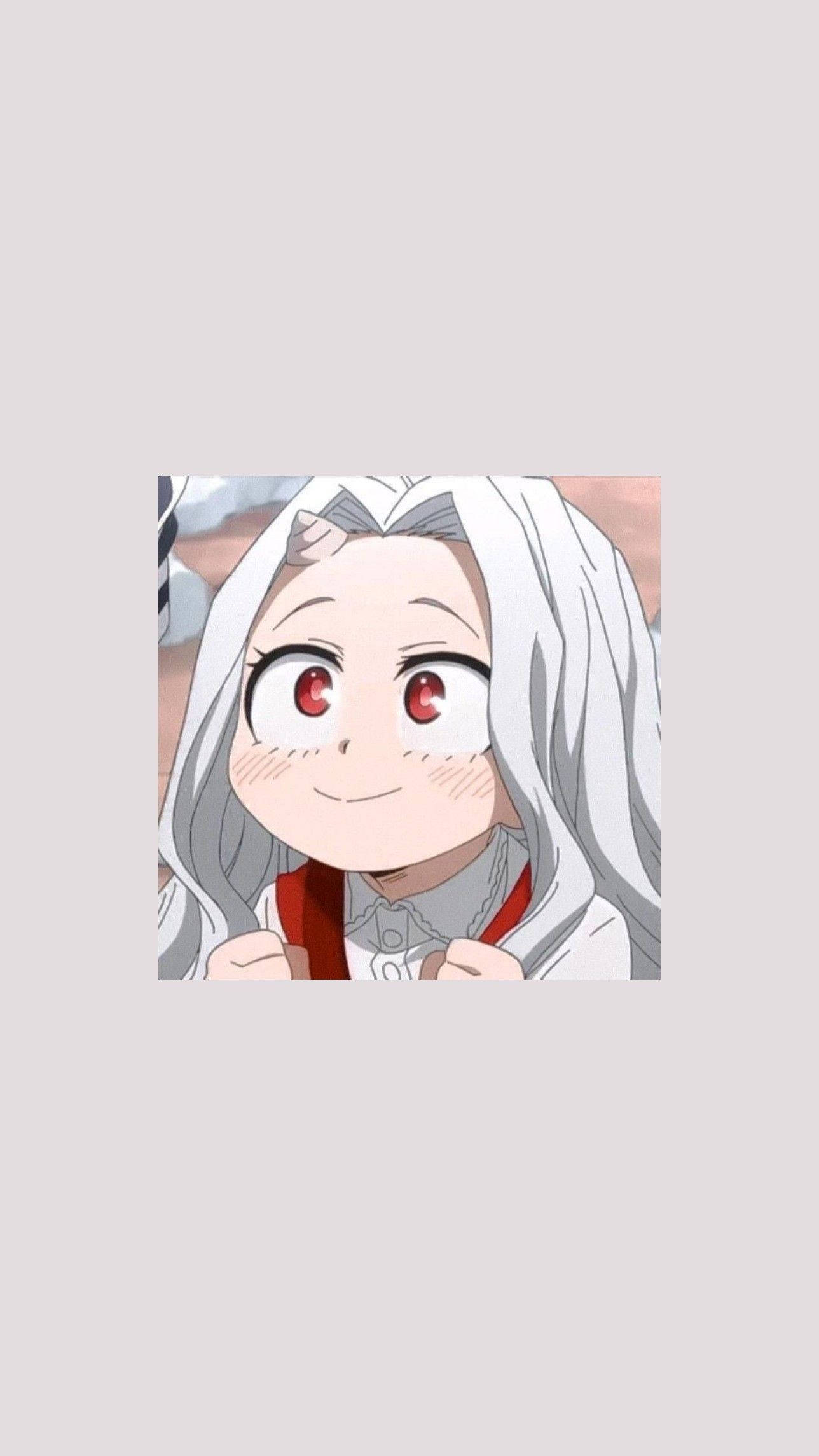 Eri, long white hair, red eyes, Full HD Phone Wallpaper