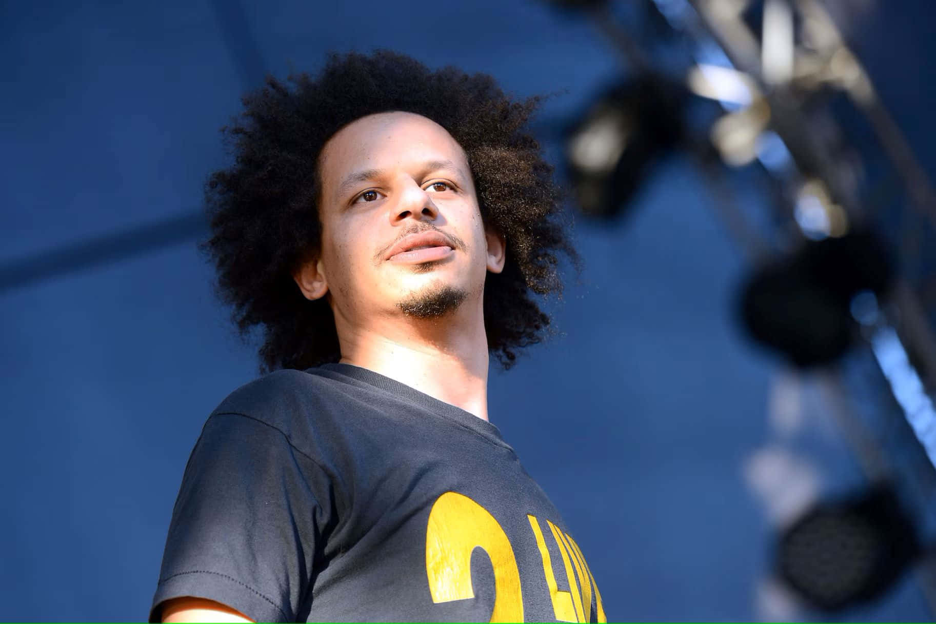 Eric Andre, curly black hair, goatee, HD Desktop Wallpaper