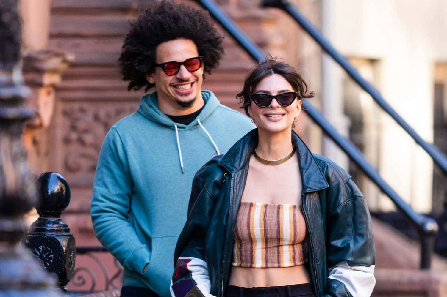 Eric Andre, afro hair, red sunglasses, HD Desktop Wallpaper