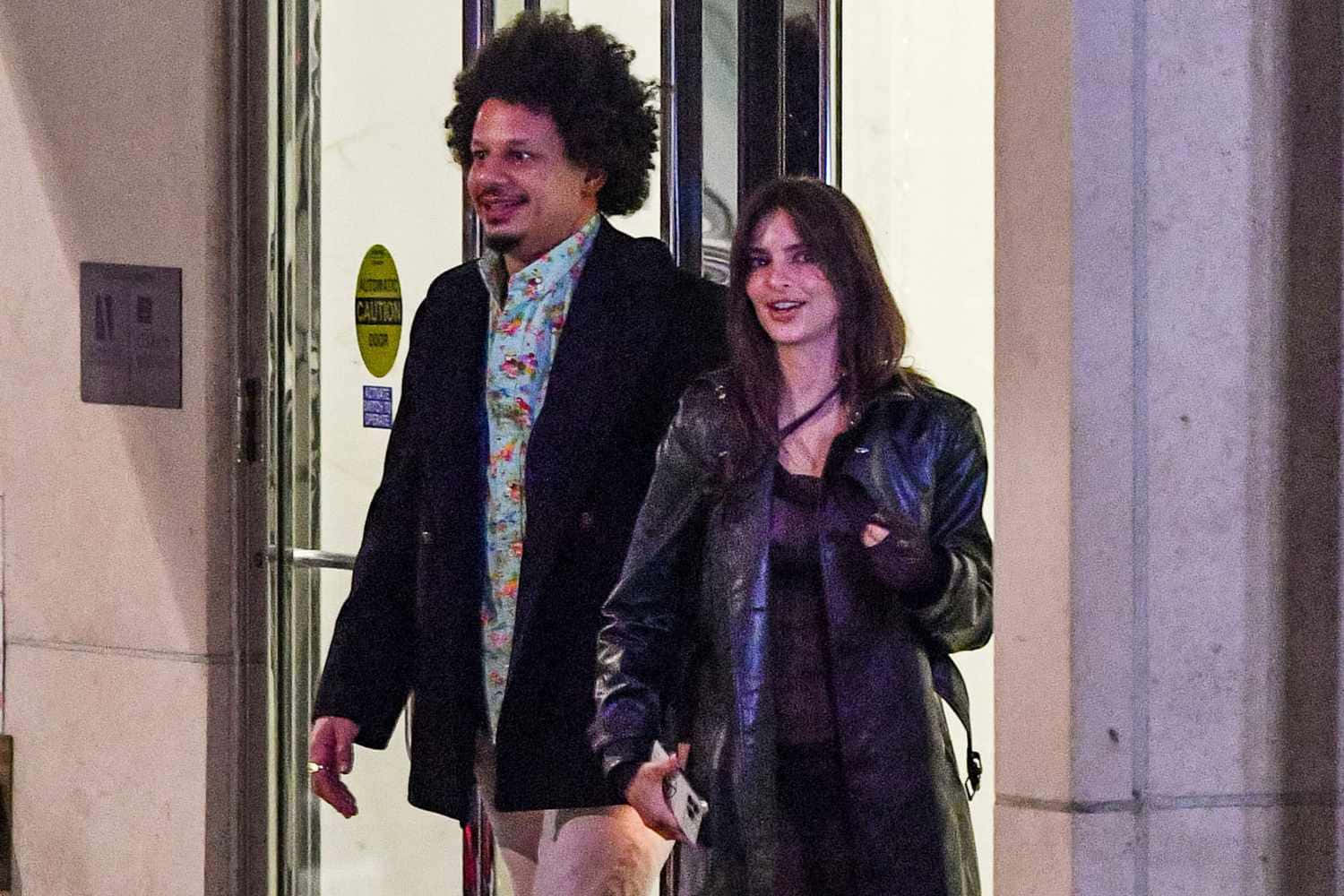 Eric Andre, floral shirt, black coat, HD Desktop Wallpaper
